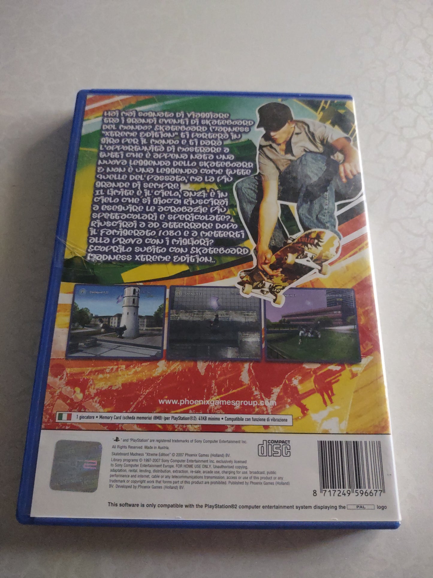 Gioco PlayStation PS2 skateboard madness Extreme edition