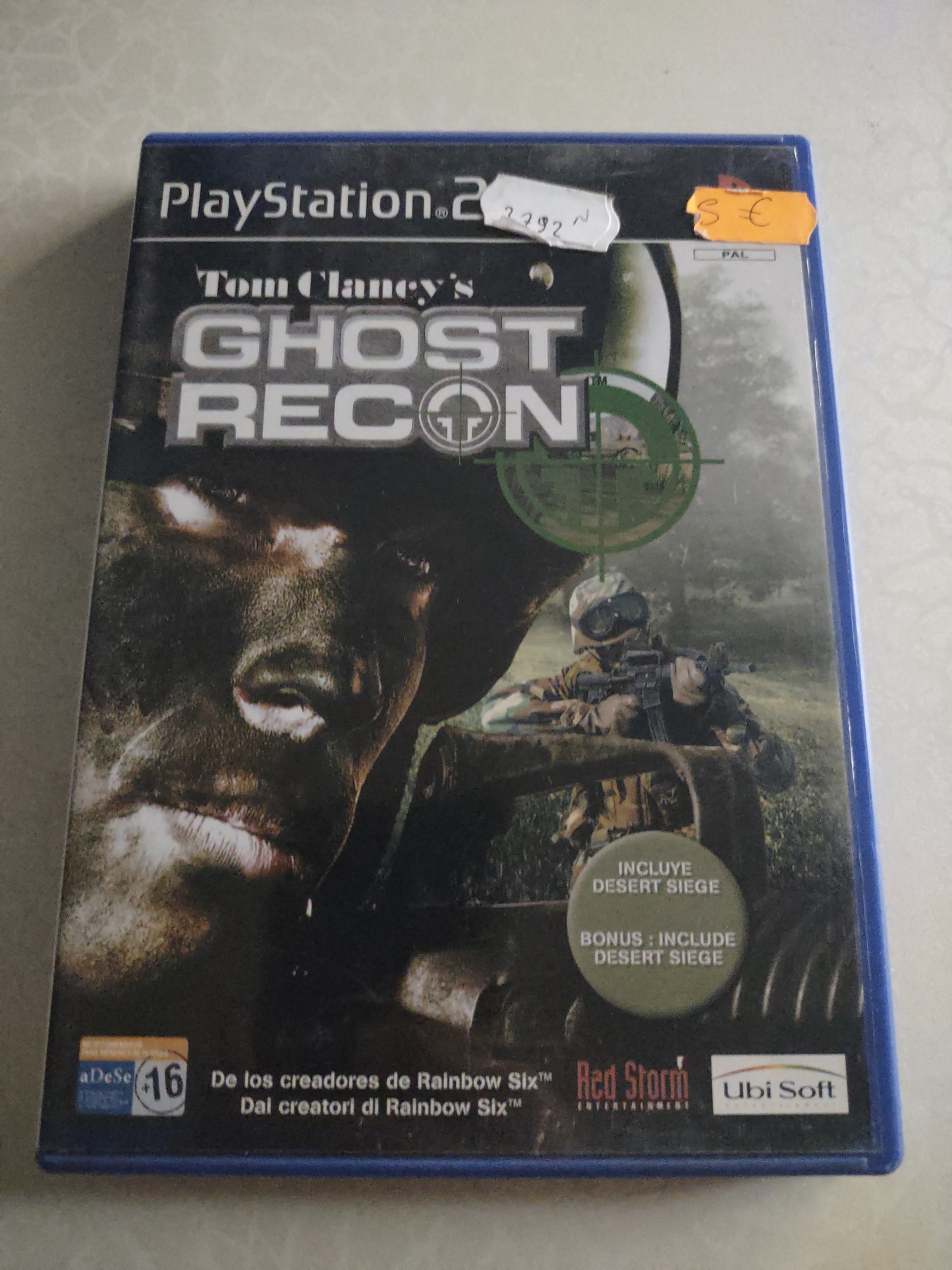 Gioco PlayStation PS2 Tom clancy's Ghost recon