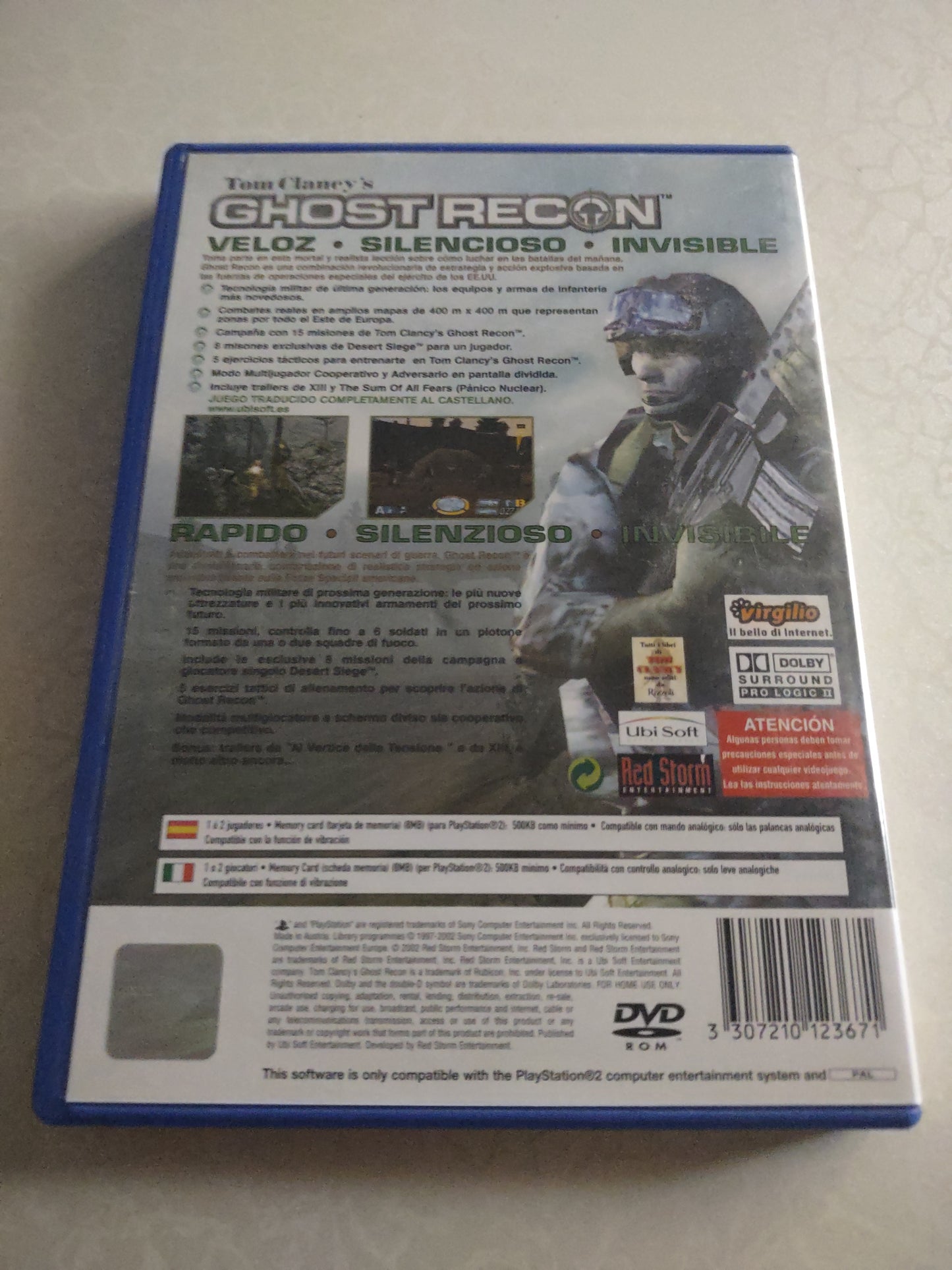 Gioco PlayStation PS2 Tom clancy's Ghost recon