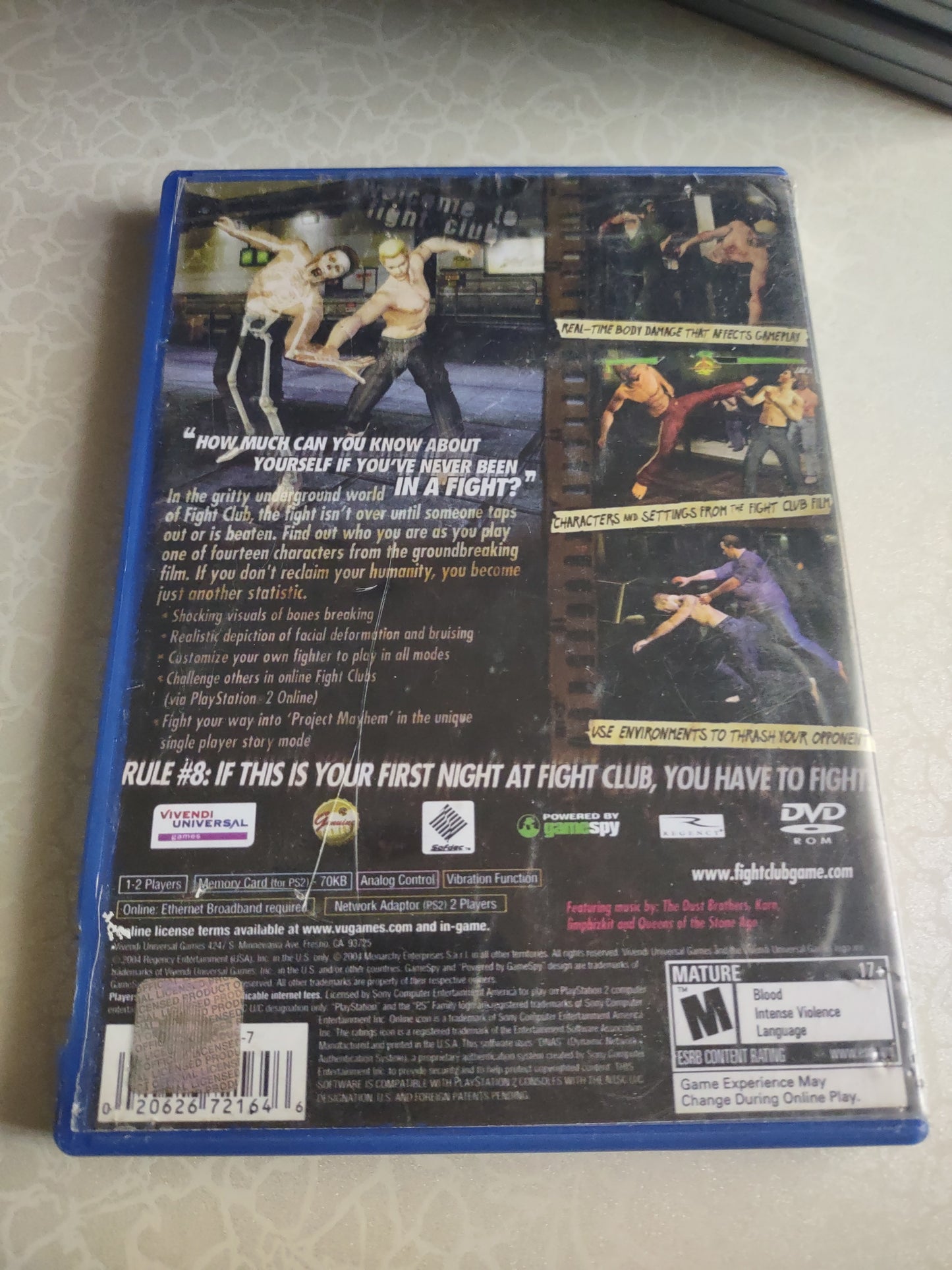 Gioco PlayStation PS2 fight Club