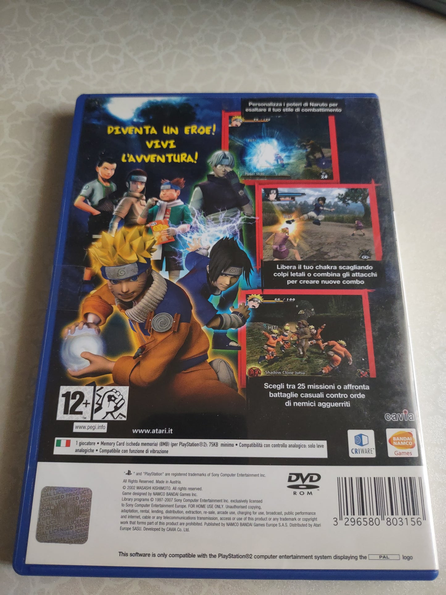 Gioco PlayStation PS2 Naruto Uzumaki Chronicles