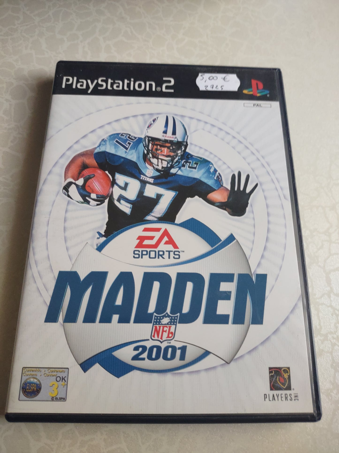 Gioco PlayStation PS2 madden NFL 2001