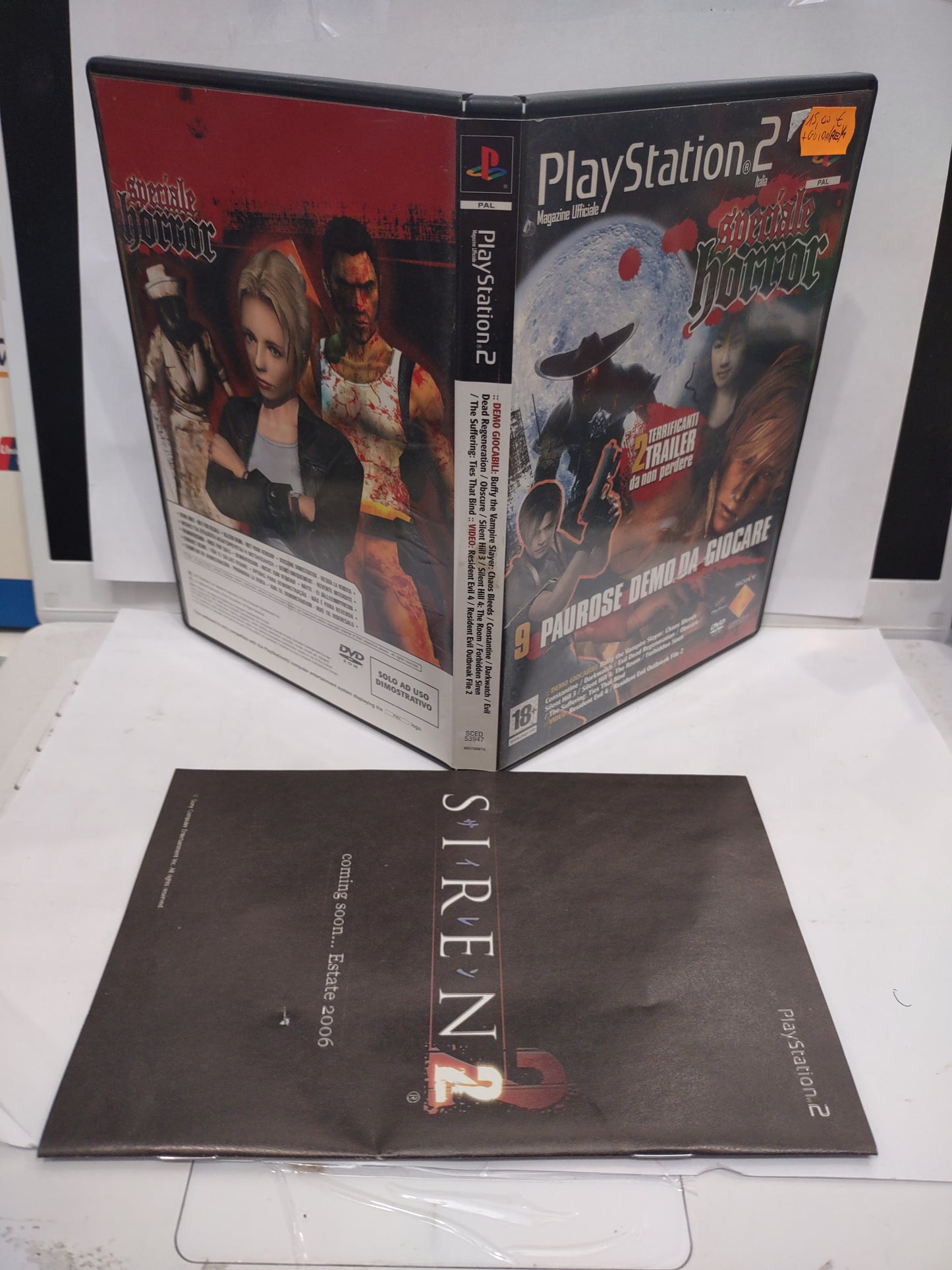 PlayStation PS2 speciale horror PAL con guida strategica definitiva Resident evil 4