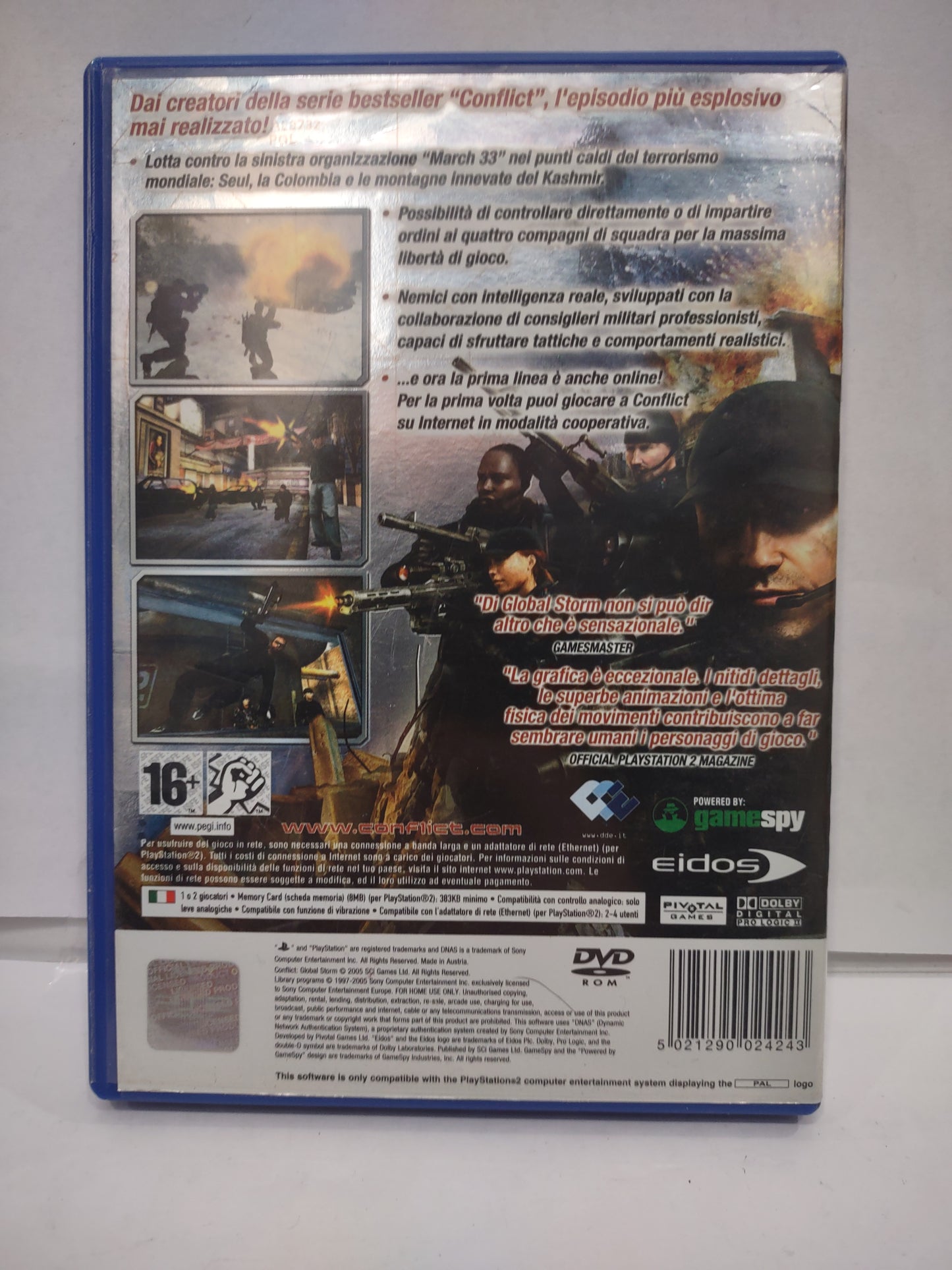 Gioco PlayStation PS2 conflict Global storm