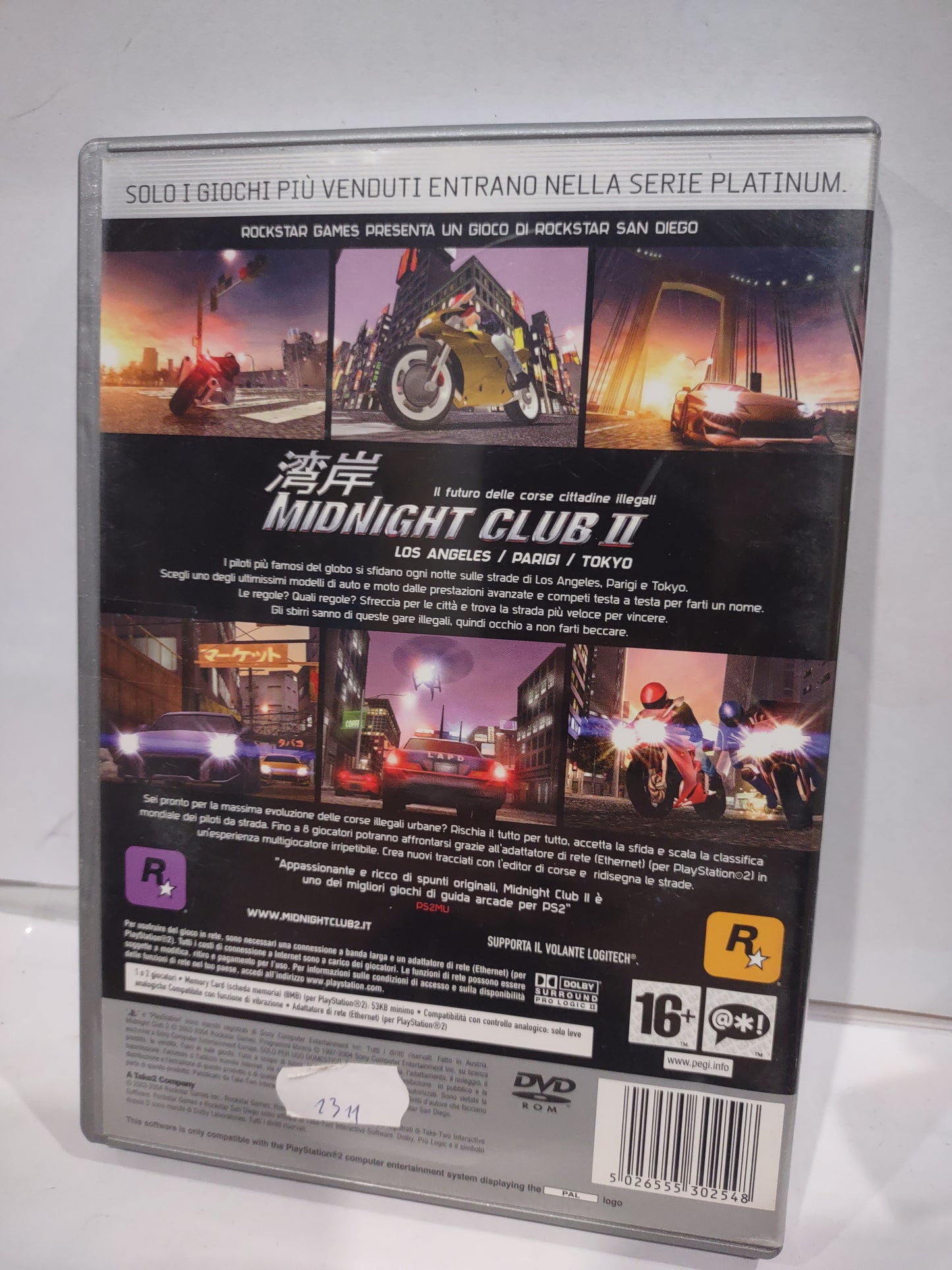 Gioco PlayStation PS2 Midnight Club 2