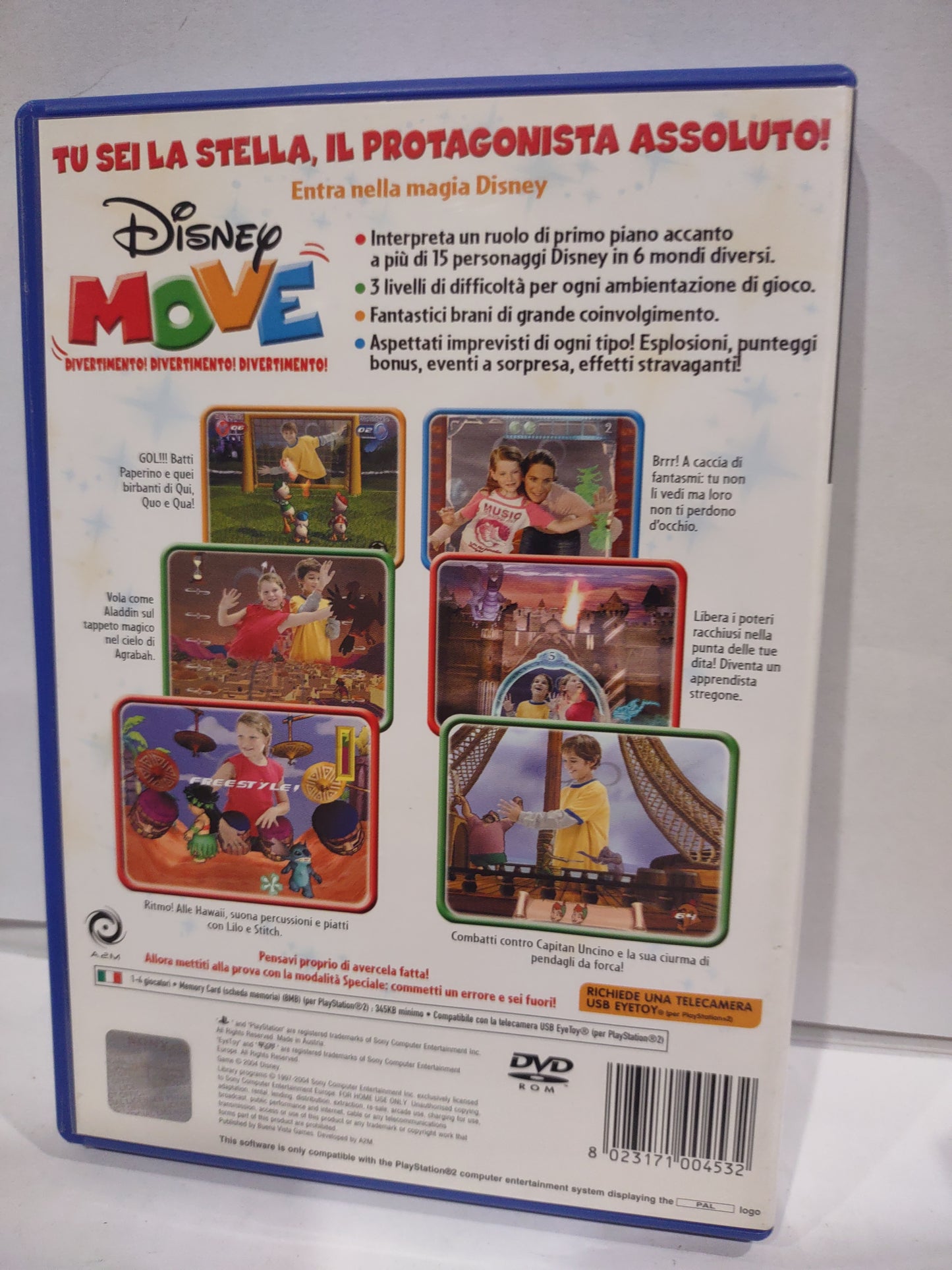 Gioco PlayStation PS2 Disney move