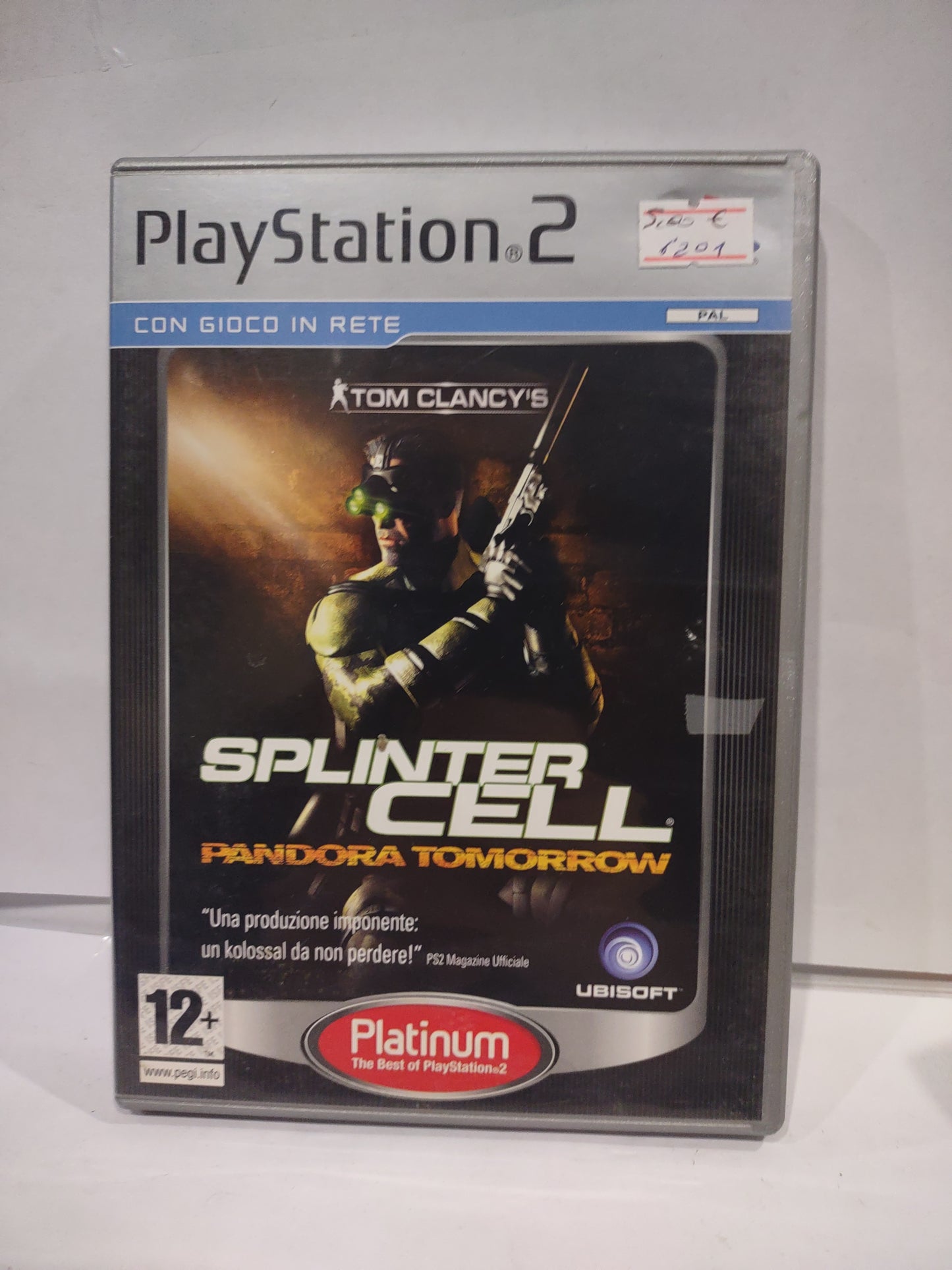 Gioco PlayStation PS2 Tom clancy's Splinter Cell pandora tomorrow