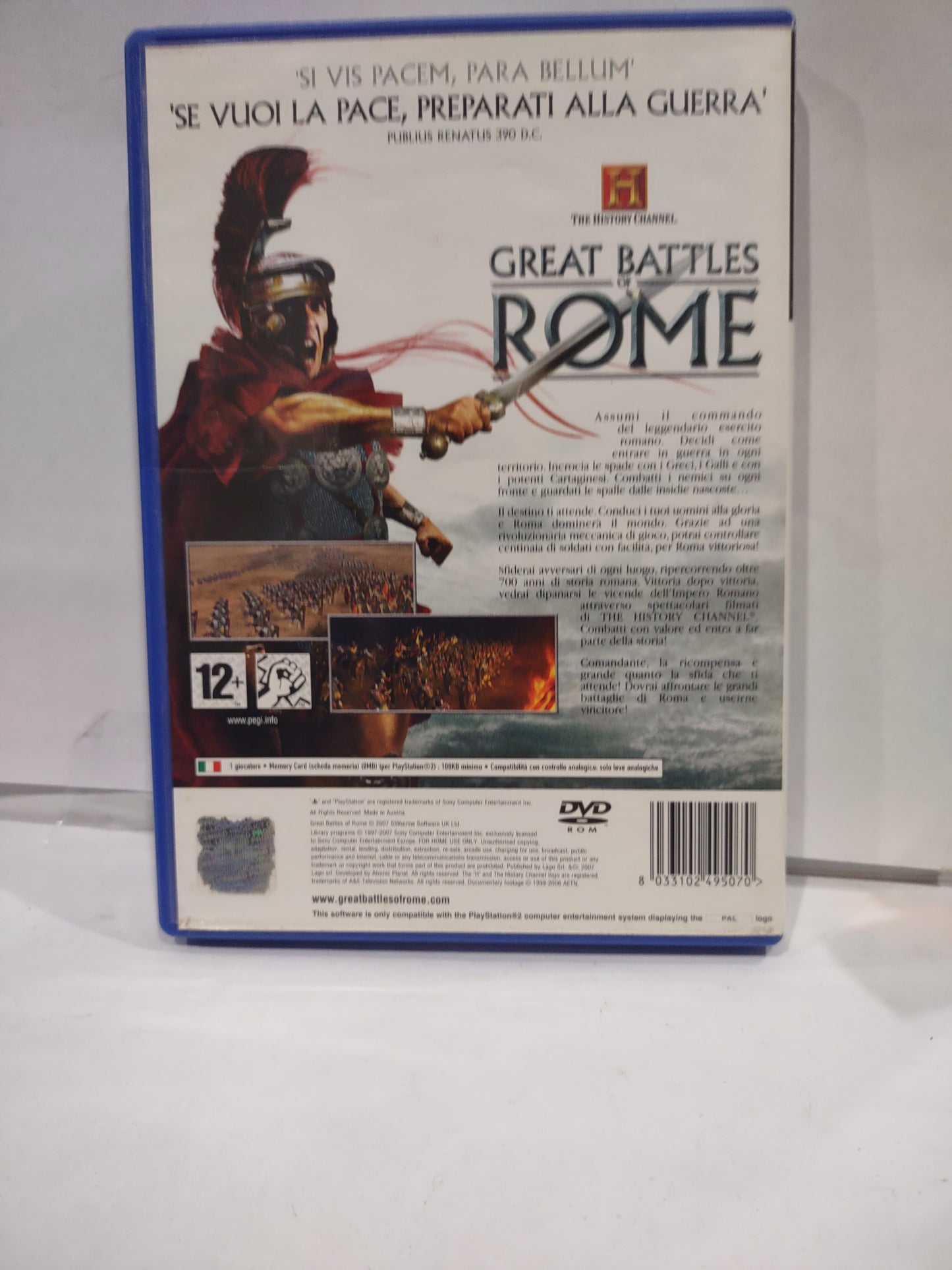 Gioco PlayStation PS2 great battles Rome