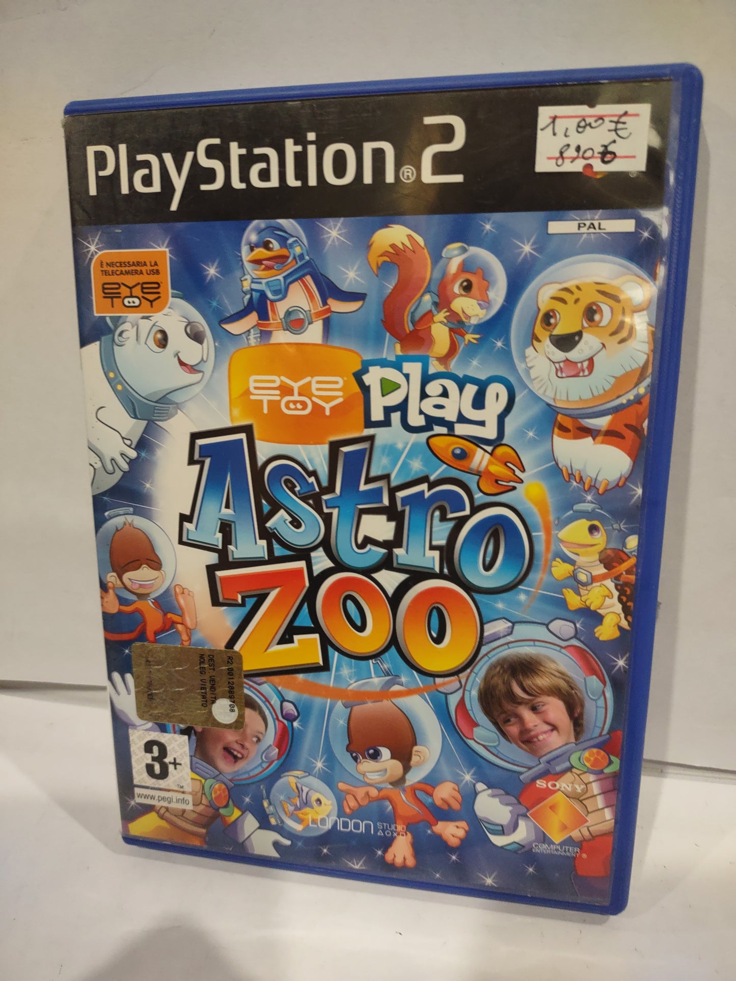 Gioco PlayStation PS2 Eye Toy astro zoo