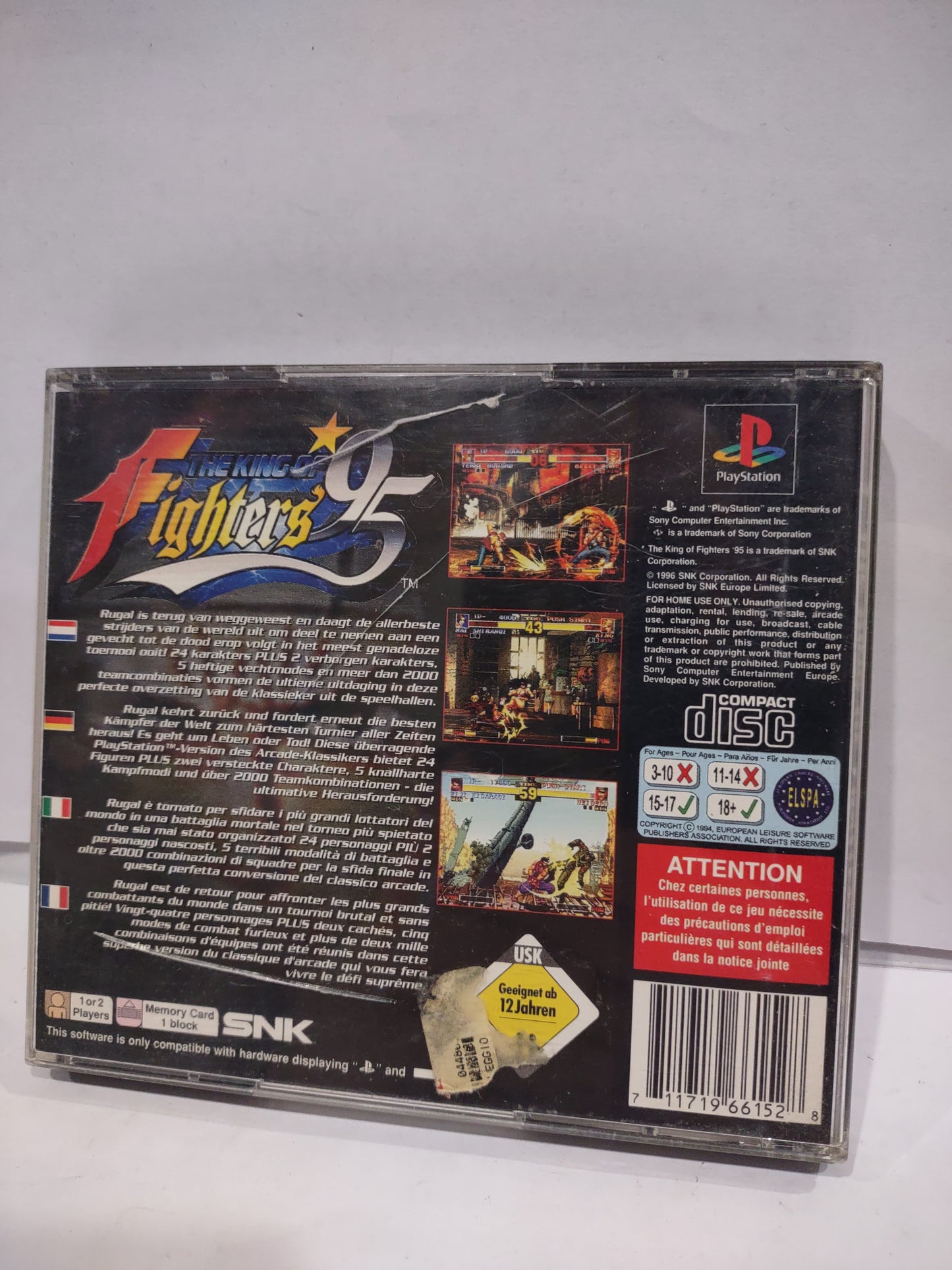 Gioco PlayStation PS1 the King of fighters 95 PAL