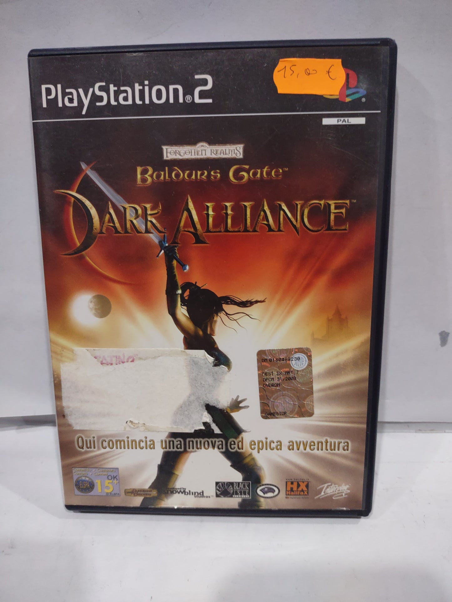 Gioco PlayStation PS2 baldur gate dark Alliance