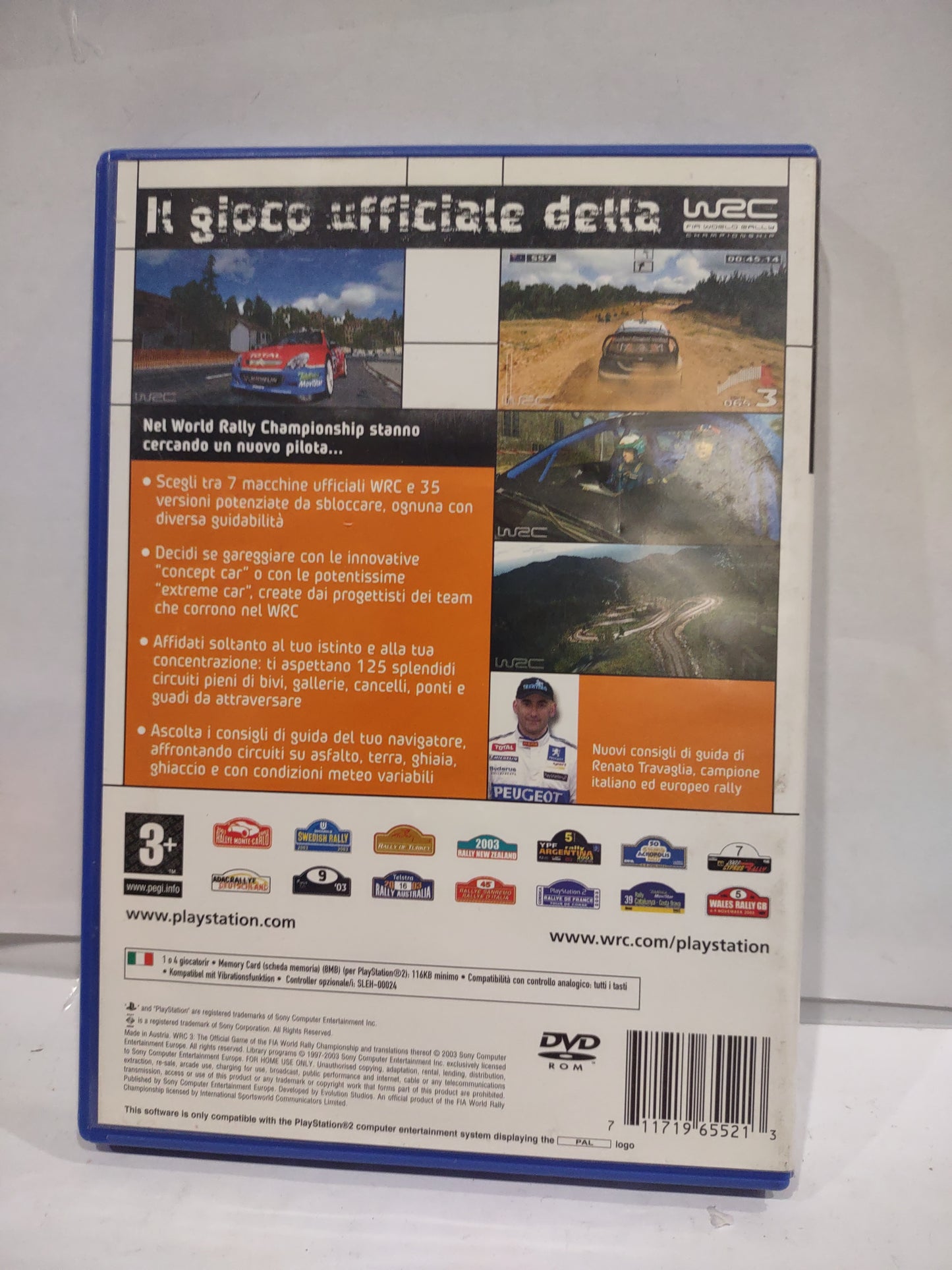 Gioco PlayStation PS2 WRC 3 rally Championship