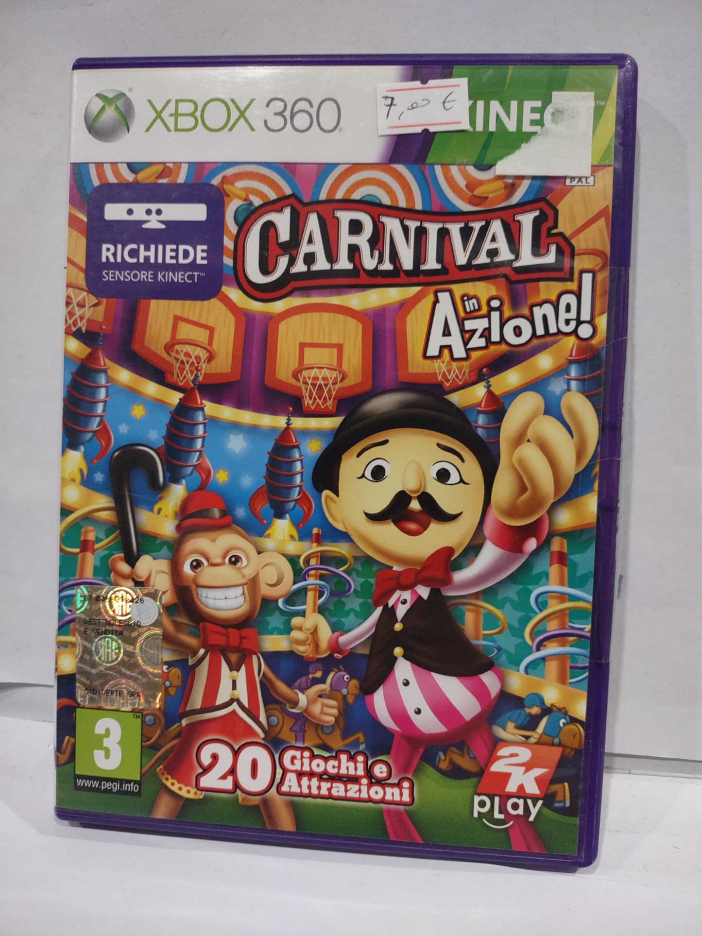 Gioco Xbox 360 Kinect Carnival in azione