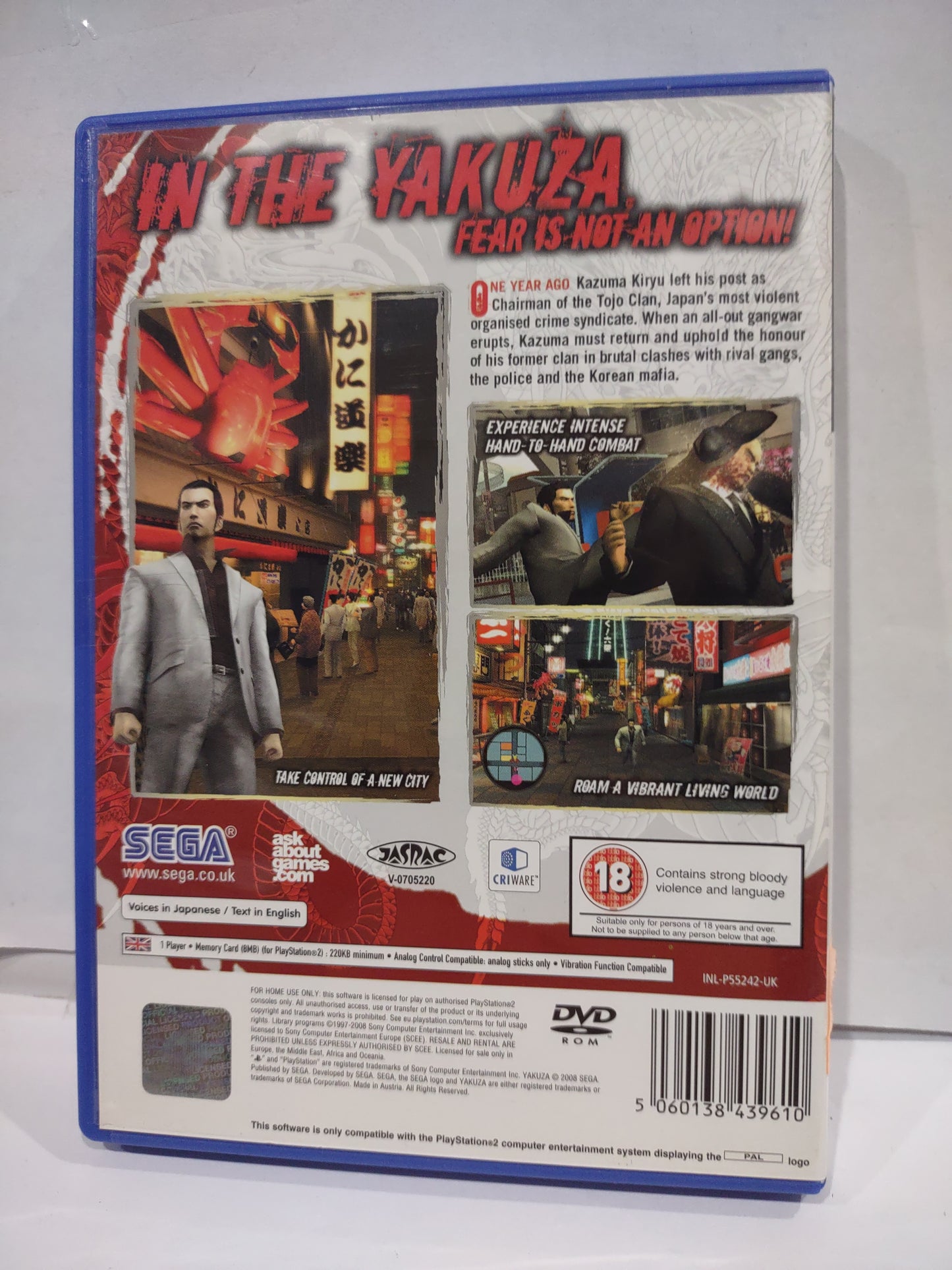 Gioco PlayStation PS2 Yakuza 2 ENG