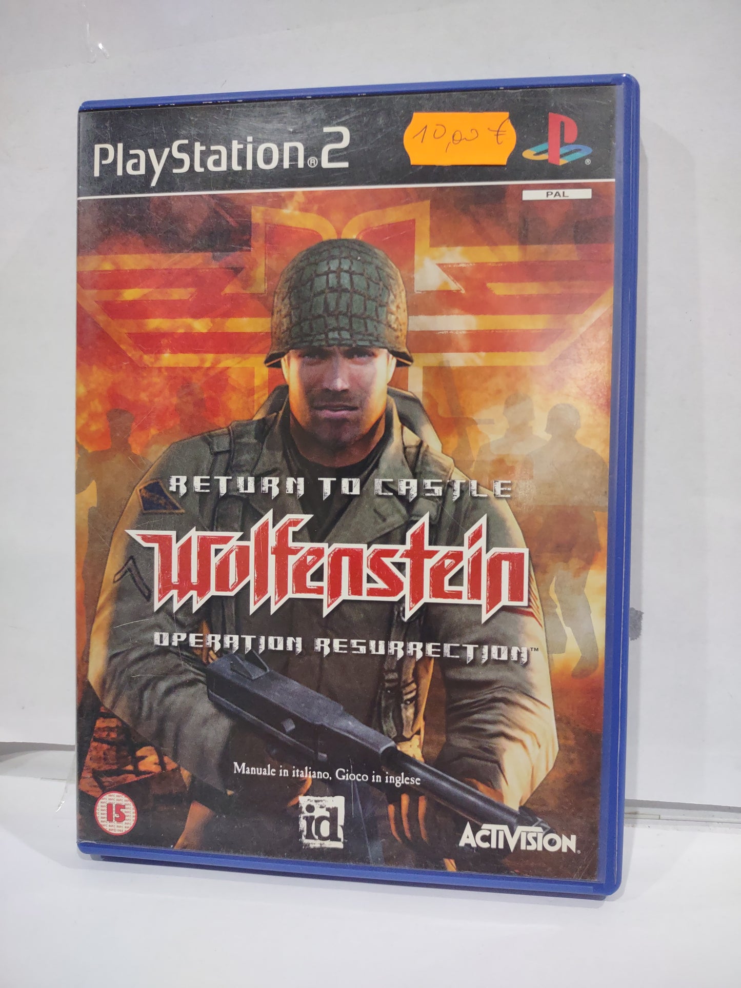 Gioco PlayStation PS2 return to Castle Wolfenstein operation resurrection