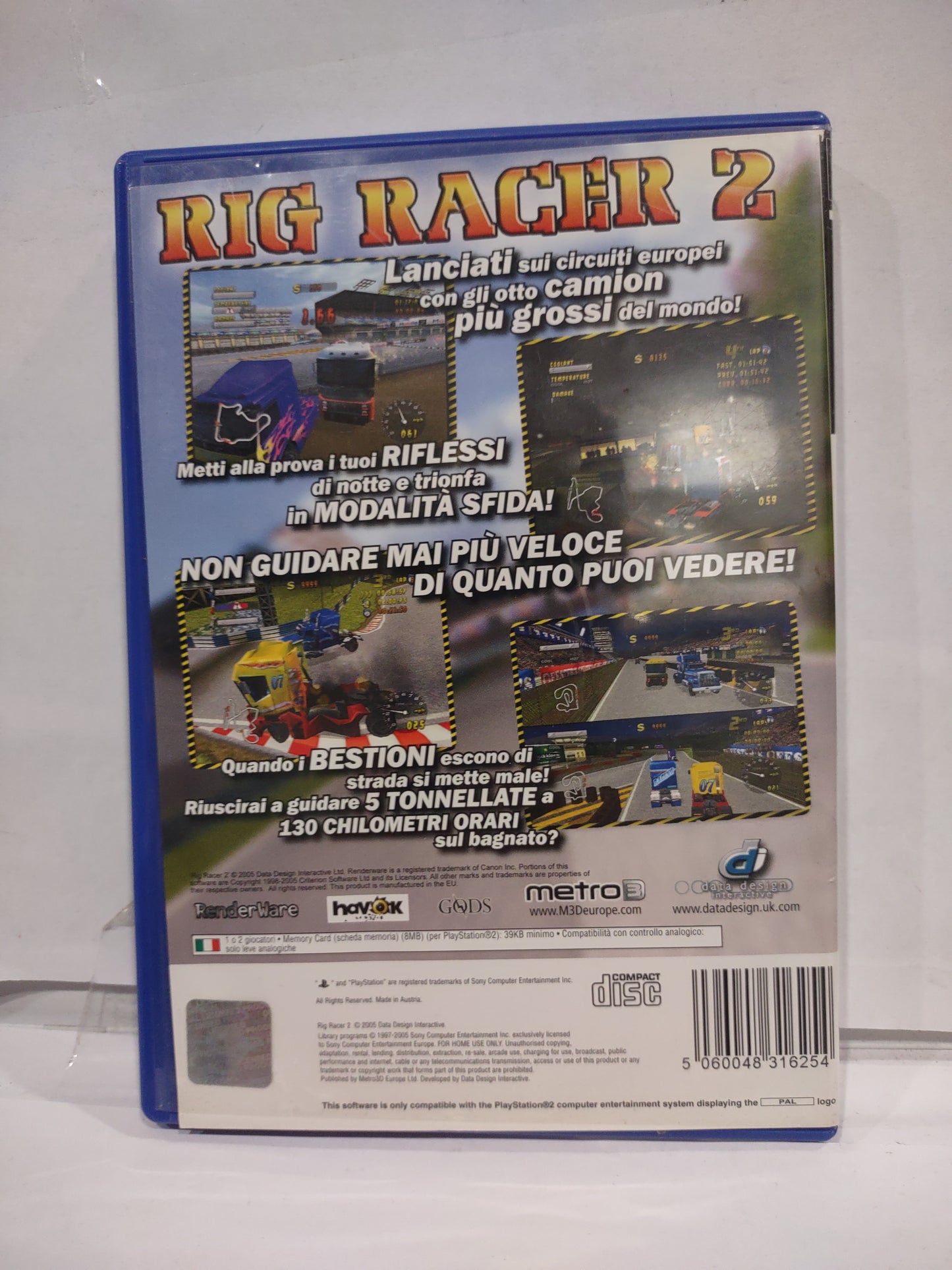 Gioco PlayStation PS2 rig Racer 2