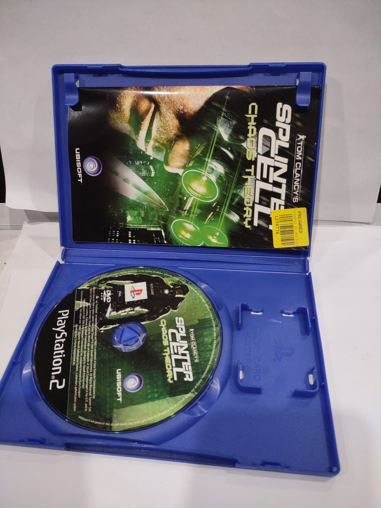 Gioco PlayStation PS2 Tom clancy's Splinter Cell Chaos theory