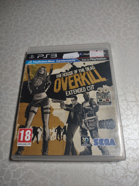 Gioco PlayStation ps3 the house of the dead overkill