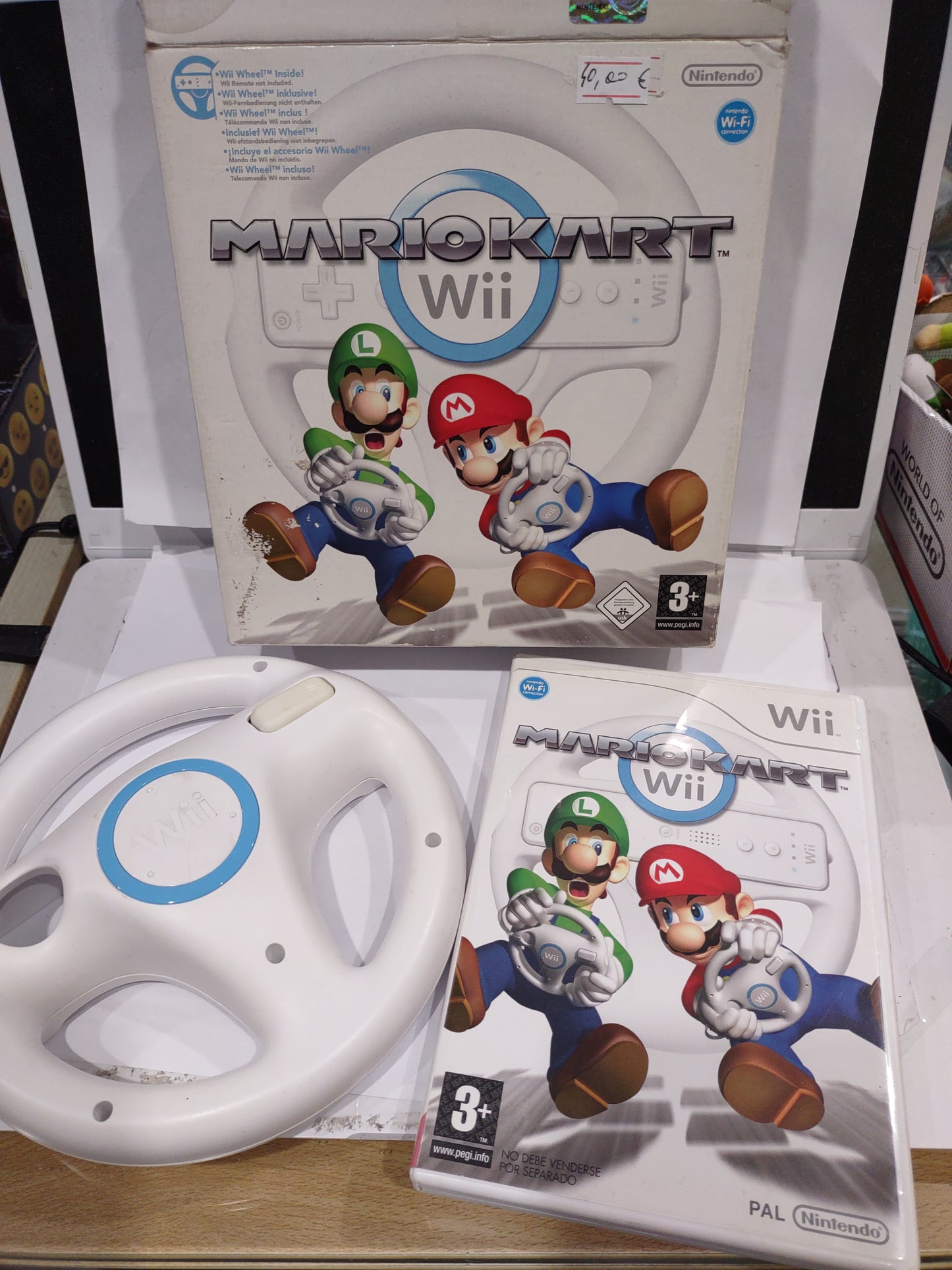 Gioco Nintendo Wii pack Mario kart