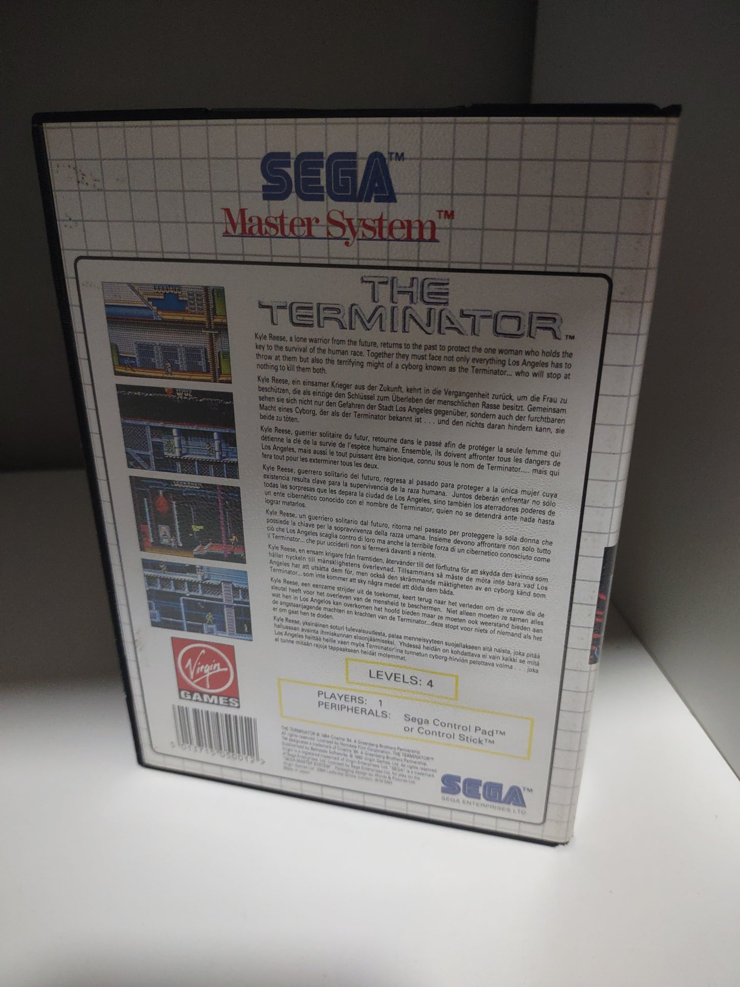 Gioco sega master system the Terminator