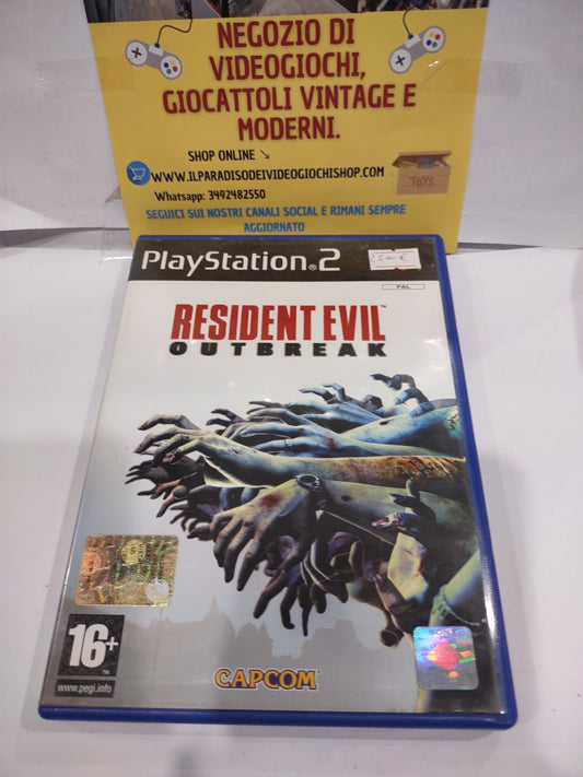Gioco PlayStation PS2 Resident evil outbreak PAL