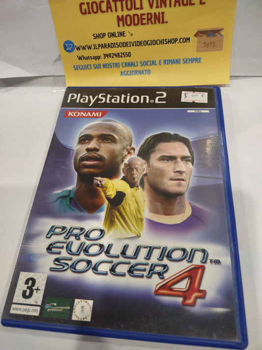 Gioco PlayStation PS2 Pes pro Evolution soccer 4