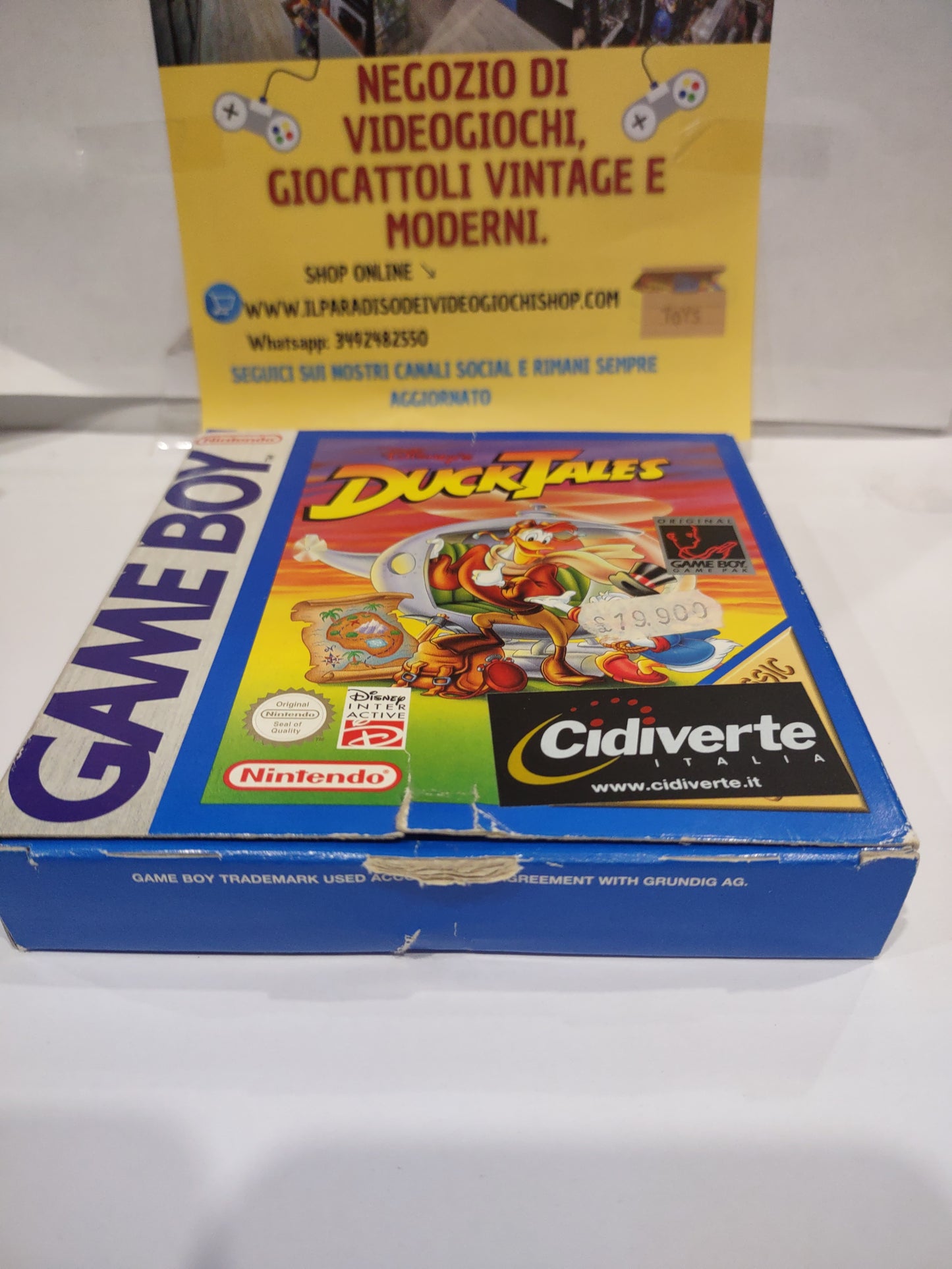 Gioco Nintendo gameboy DuckTales 1 Disney game