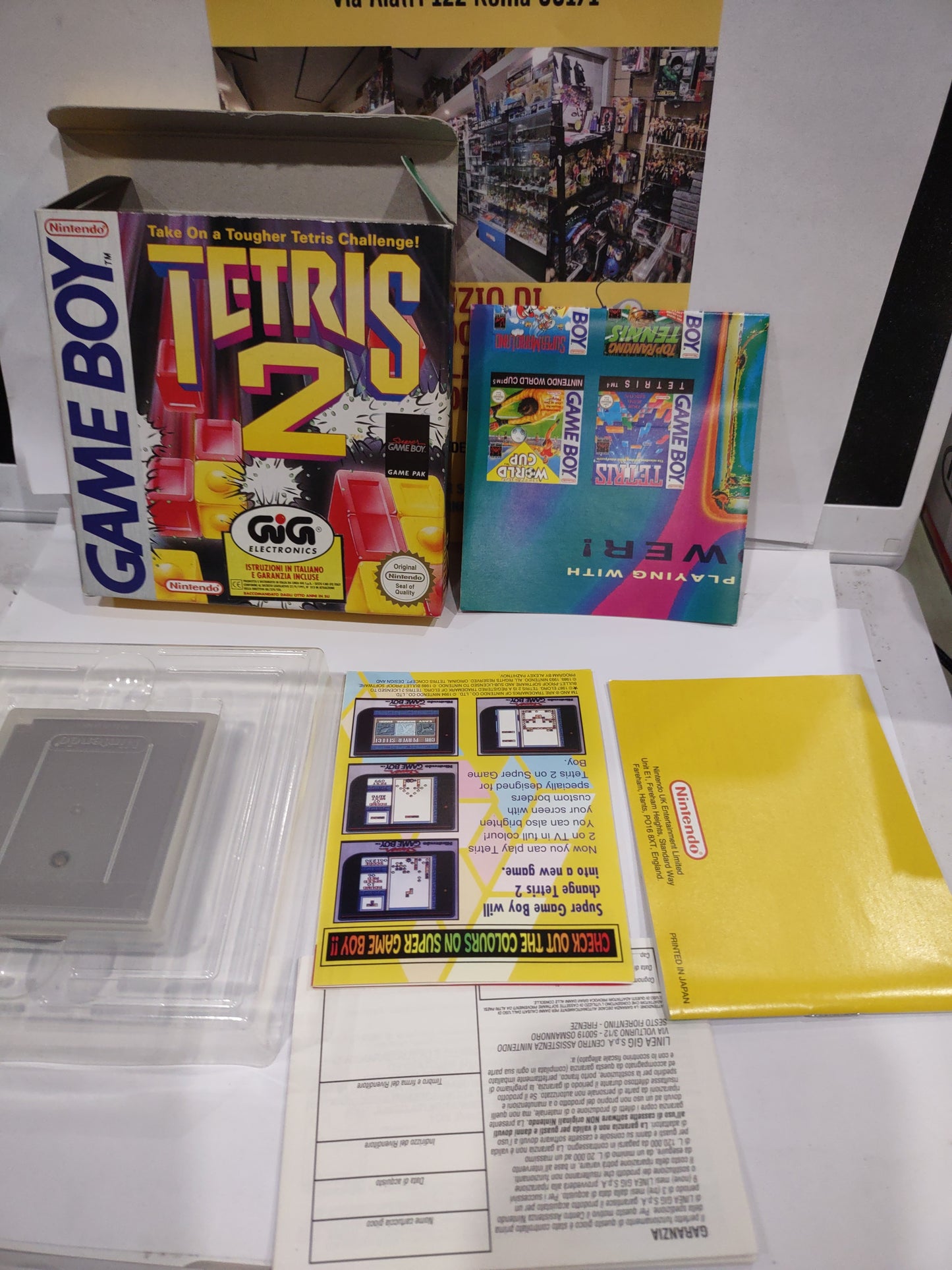 Gioco Nintendo gameboy tetris 2 con istruzioni Ita