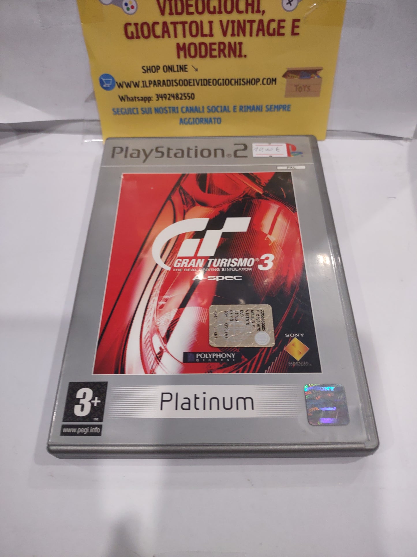 Gioco PlayStation PS2 Gran turismo 3 Platinum