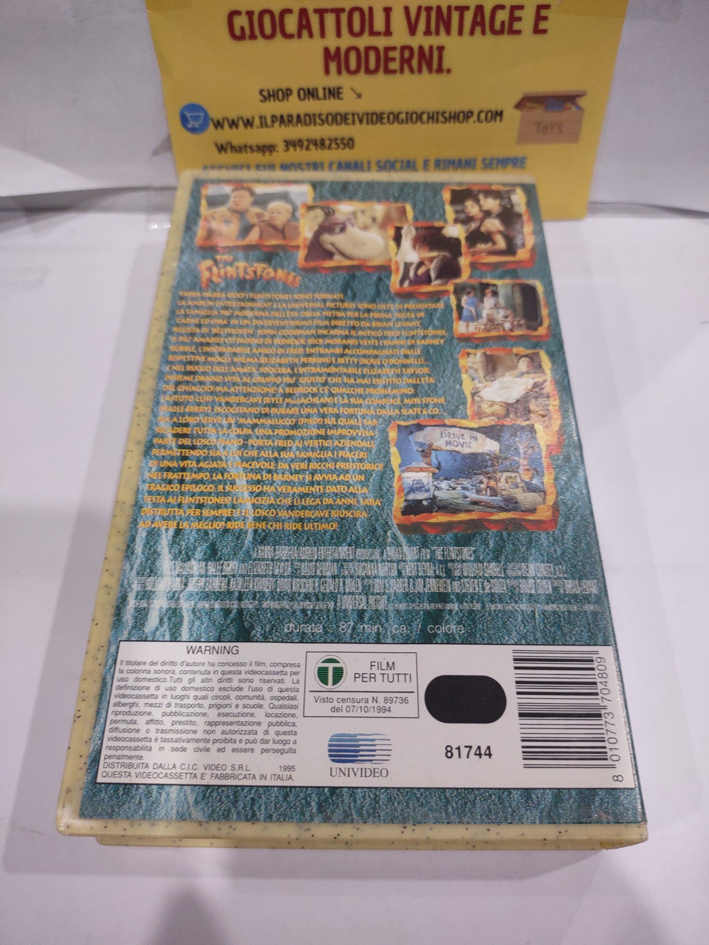 Film VHS the Flintstones yabba dabba doo!