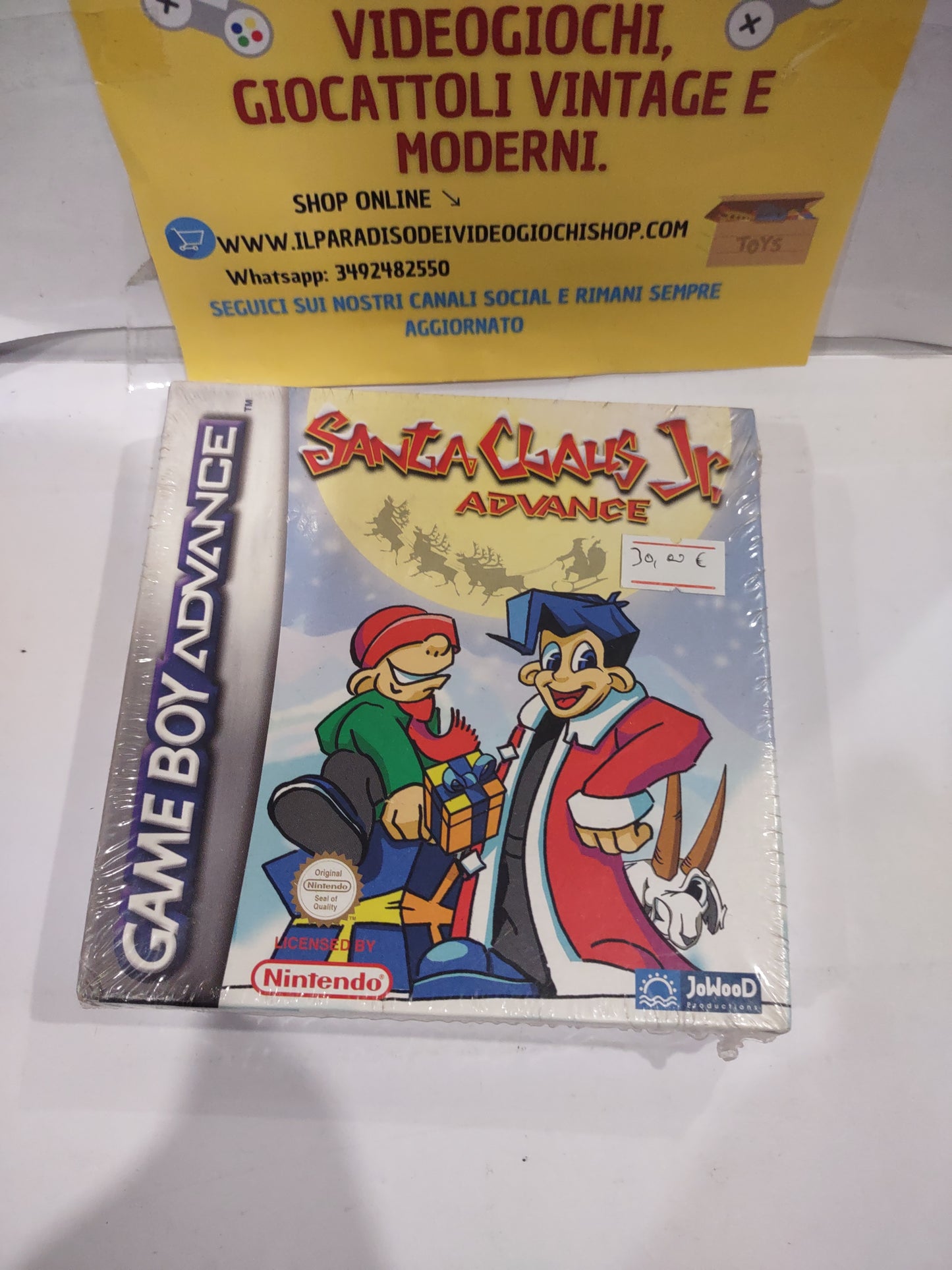 Gioco GBA Nintendo game boy Advance Santa Claus jr.