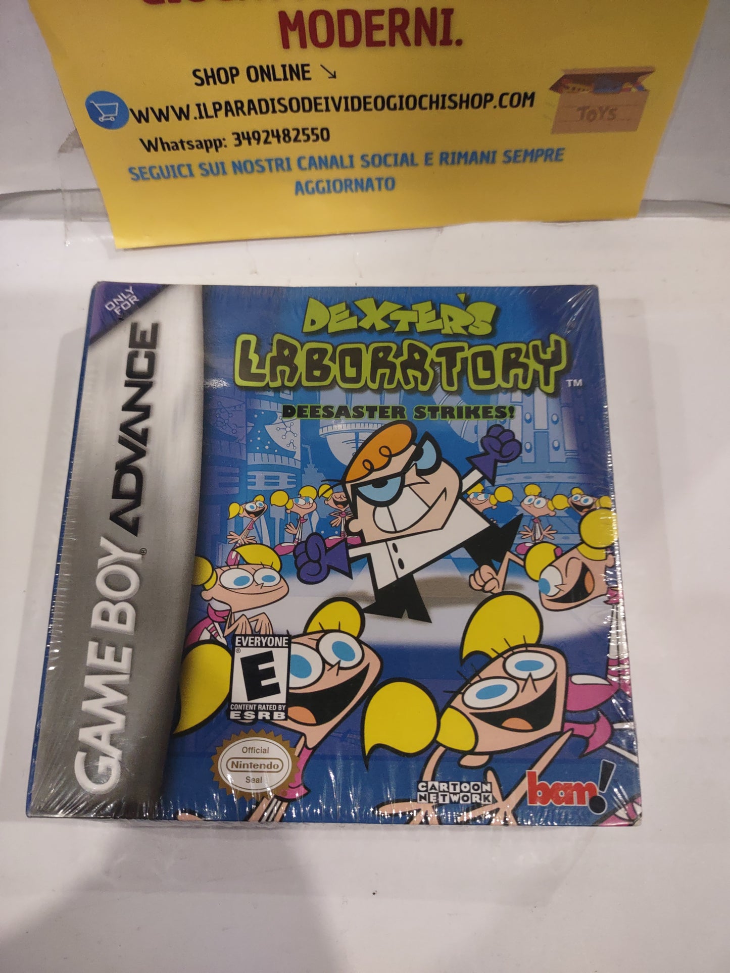 Gioco gba Gameboy Advance dexter's laboratory disaster strikes!