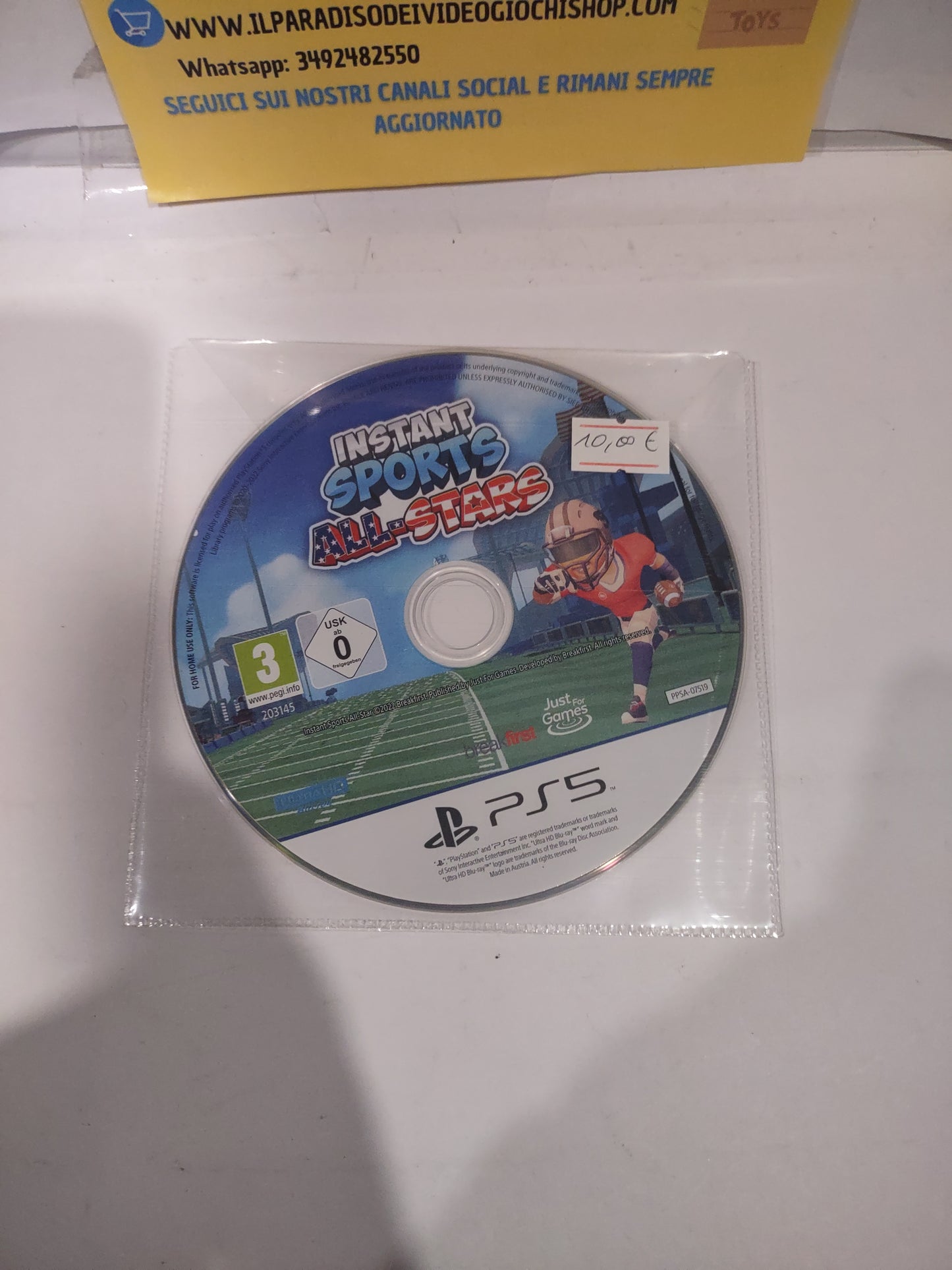 Gioco PlayStation ps5 solo disco instant sports All stars
