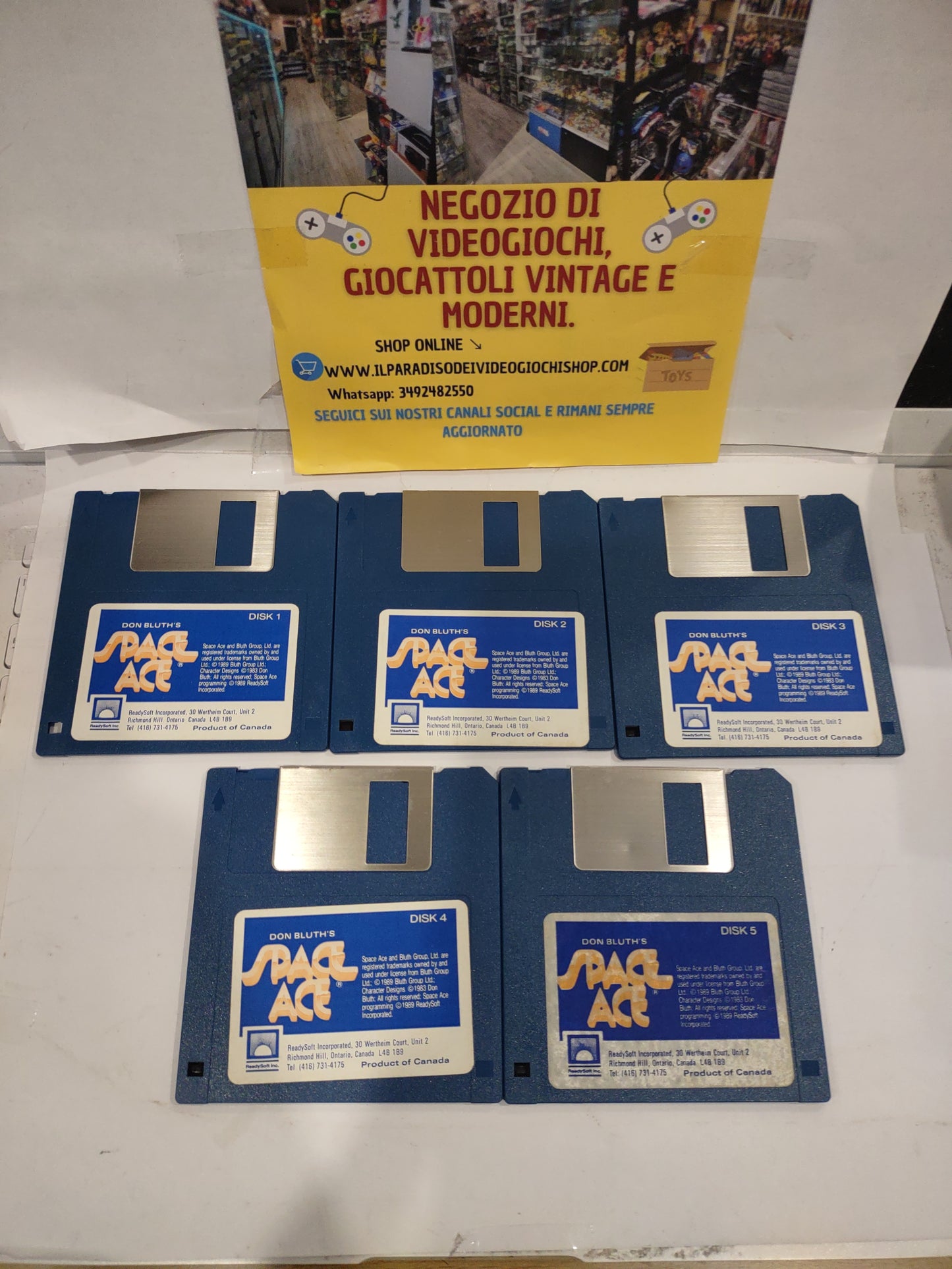 Gioco pc computer Big box award winners definitive games collection IBM PC floppy disk