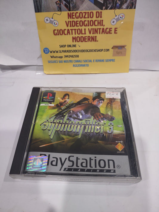 Gioco PS1 PlayStation Platinum syphon filter 3