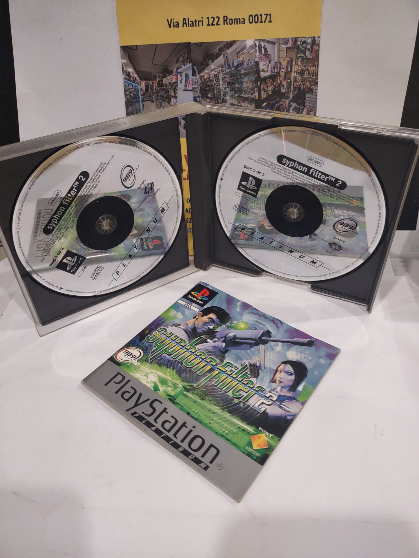 Gioco PlayStation PS1 Platinum syphon filter 2