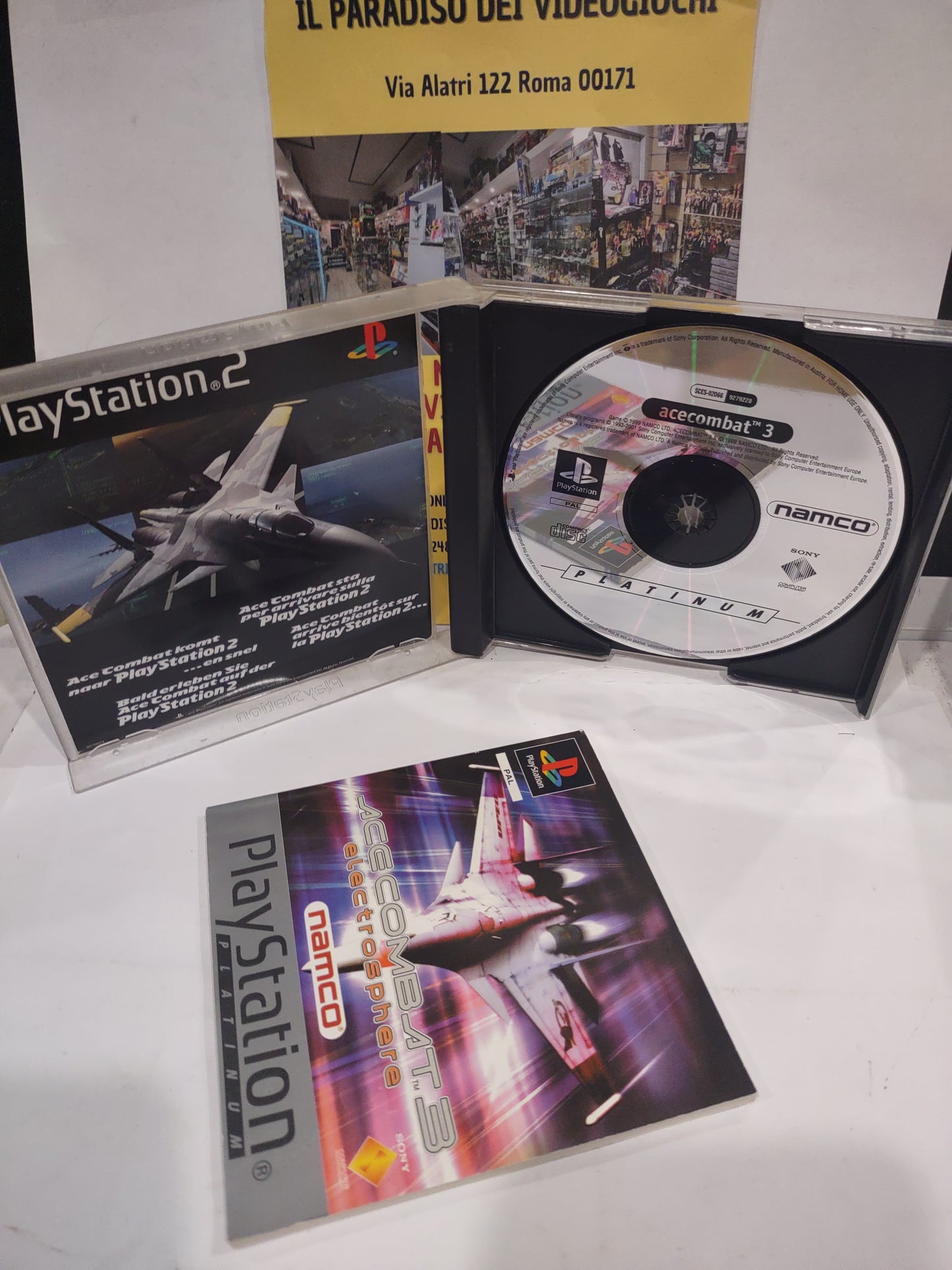 Gioco PlayStation PS1 acecombat 3 Platinum