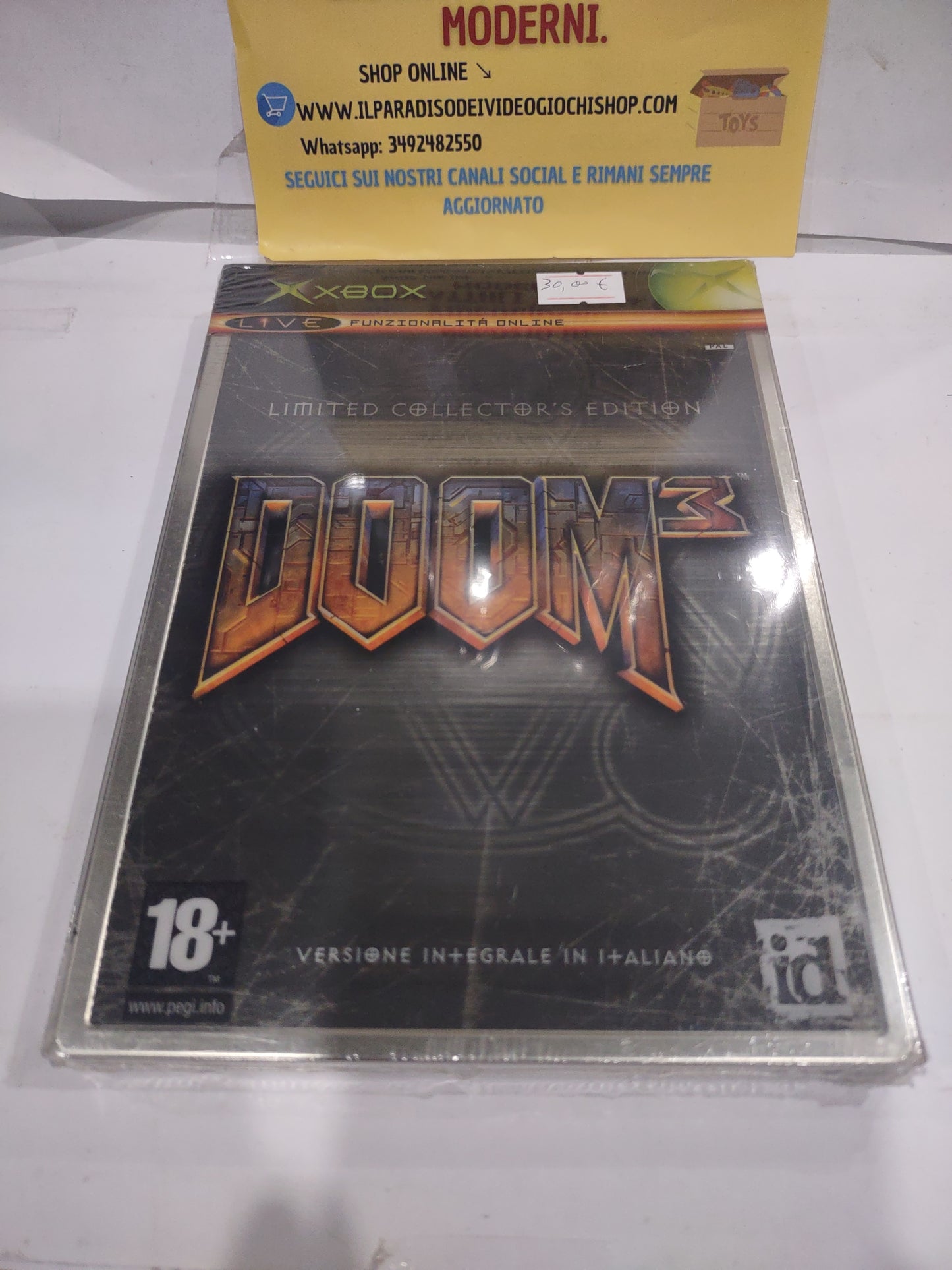 Gioco Xbox live limited collector's edition Doom 3