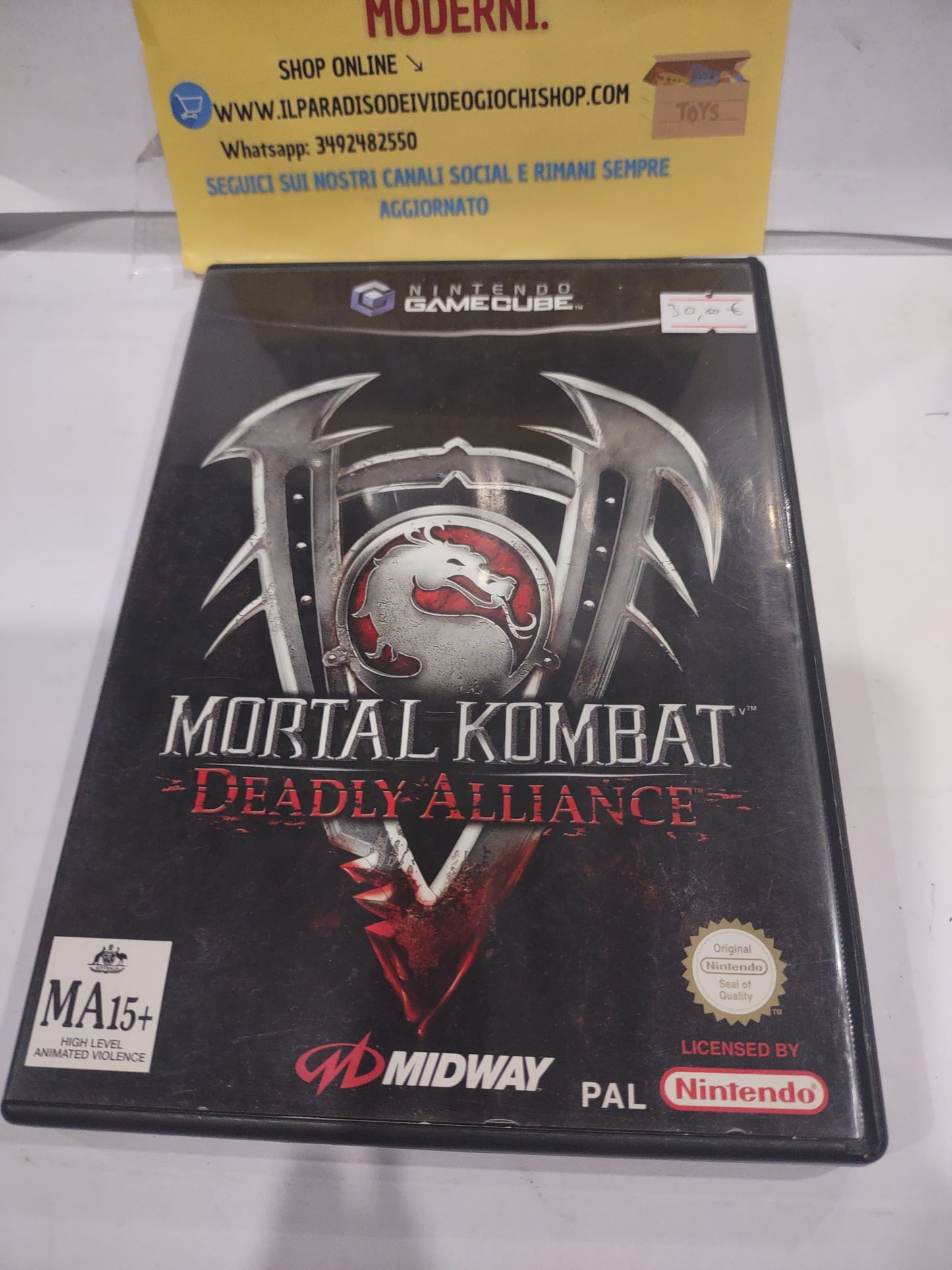 Gioco Nintendo GameCube mortal Kombat deadly Alliance Eur PAL