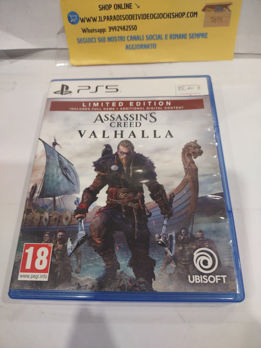 Gioco ps5 PlayStation Assassin's Creed valhalla limited edition