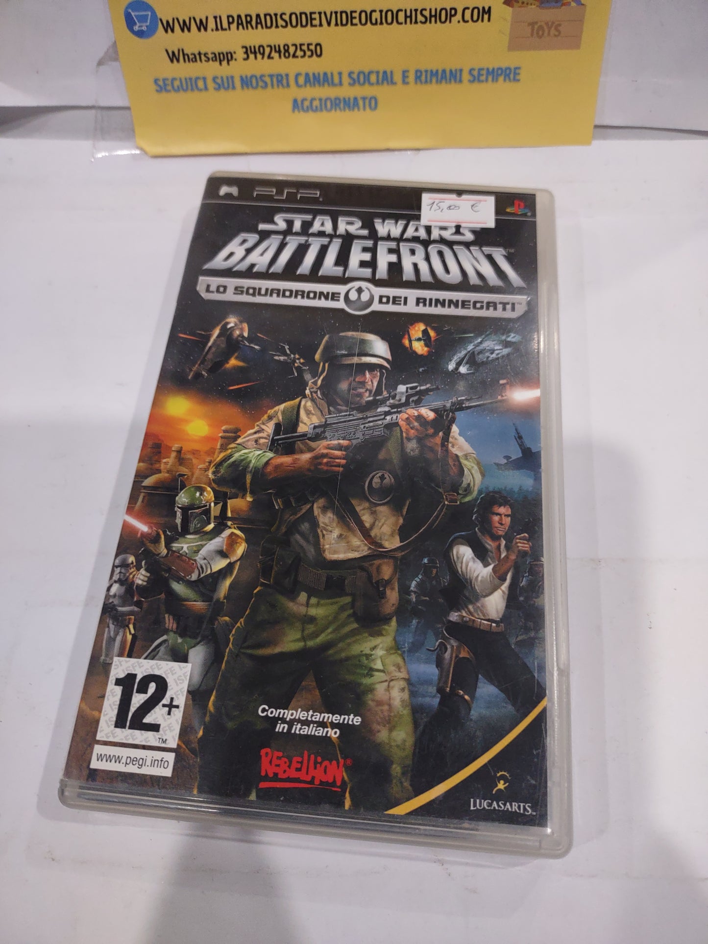 Gioco PlayStation PSP Star Wars Battlefront lo squadrone dei rinnegati