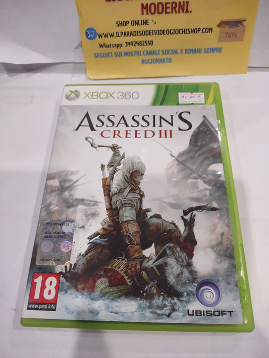 Gioco Xbox 360 Assassin's Creed 3 ita