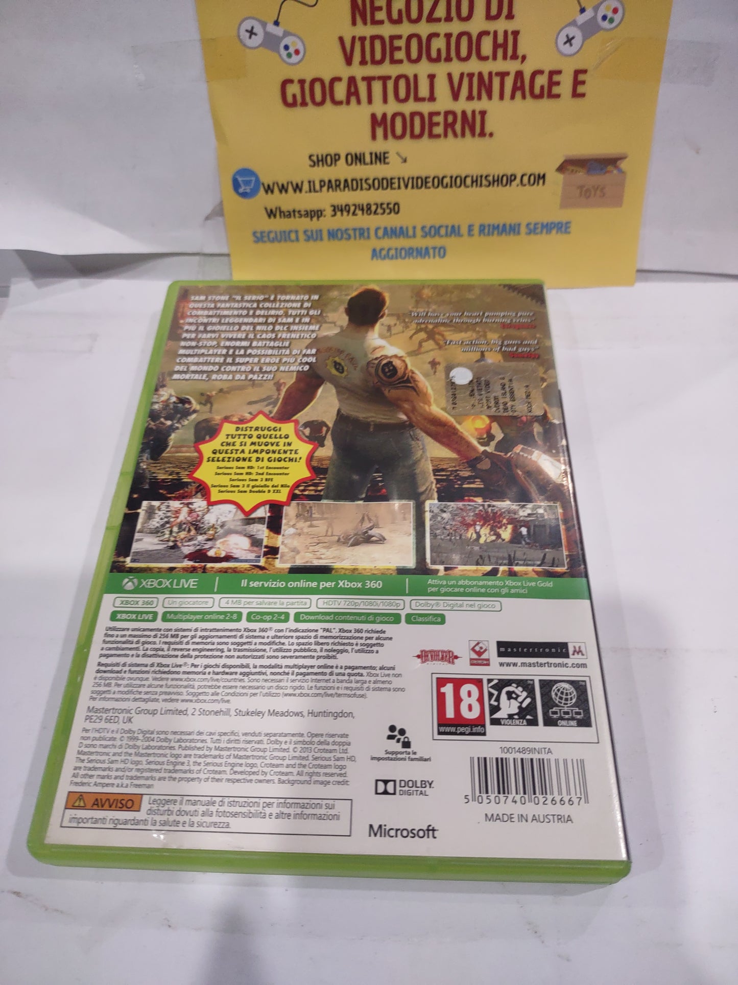 Gioco Xbox 360 serious Sam collection