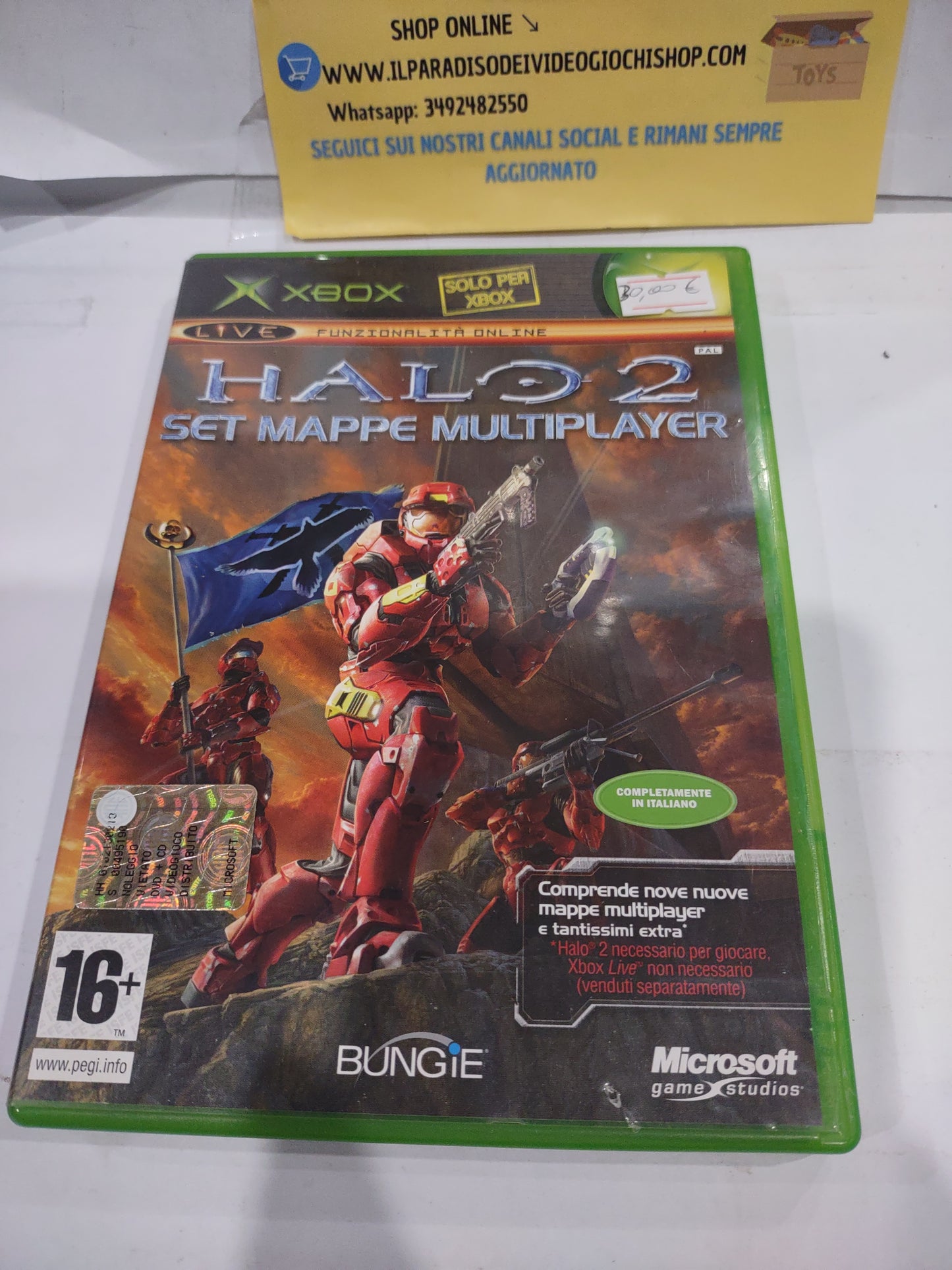 Gioco Xbox live halo 2 set mappe multiplayer italiano