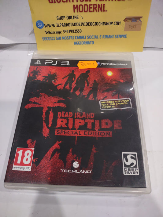 Gioco PlayStation ps3 dead Island riptide special edition