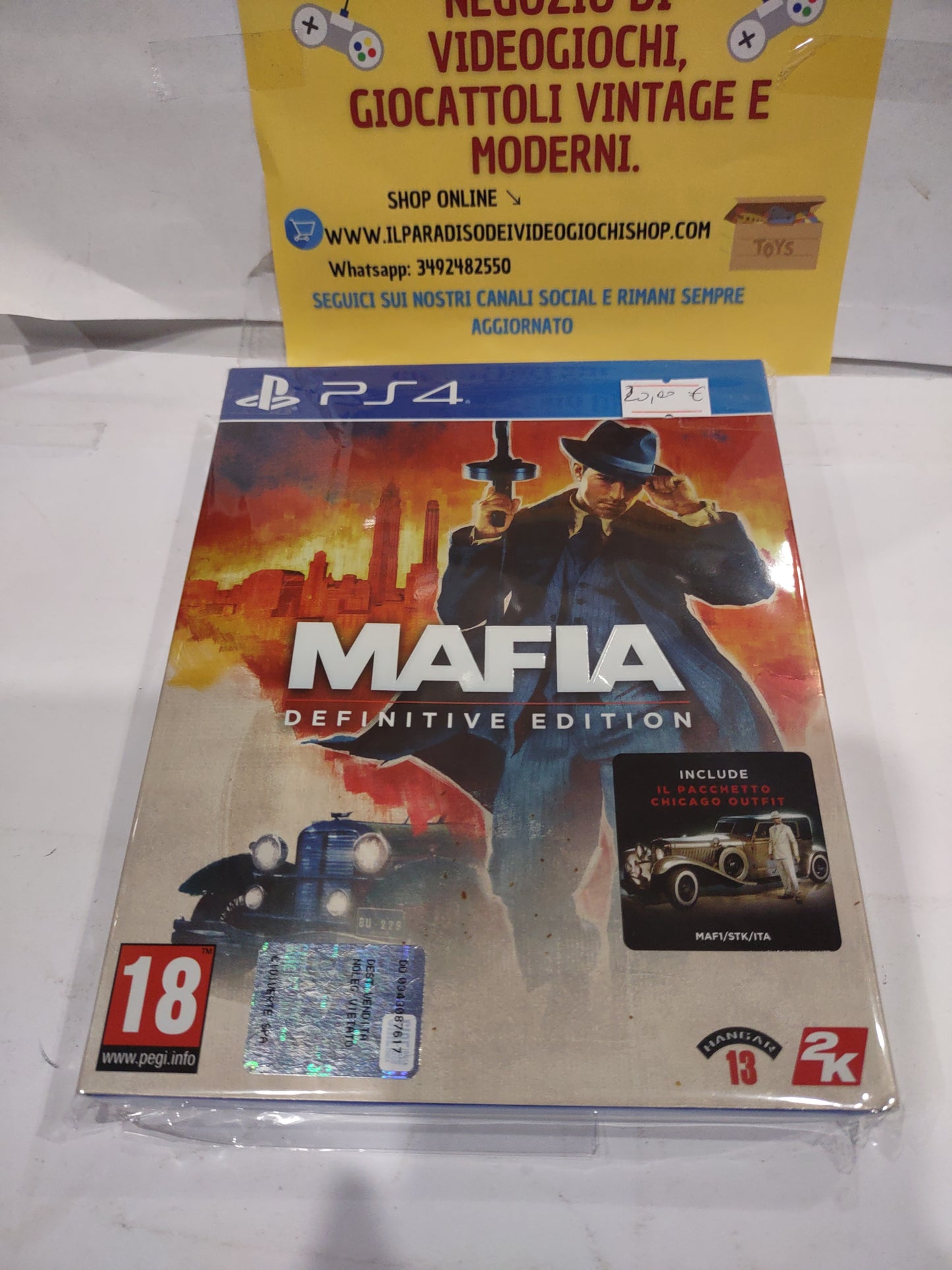Gioco PlayStation PS4 mafia definitive EDITION