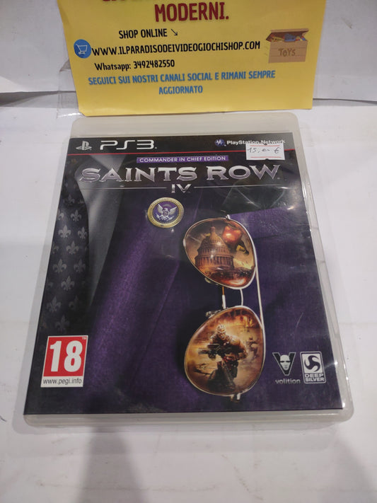 Gioco PlayStation ps3 saints row IV Commander in chief edition