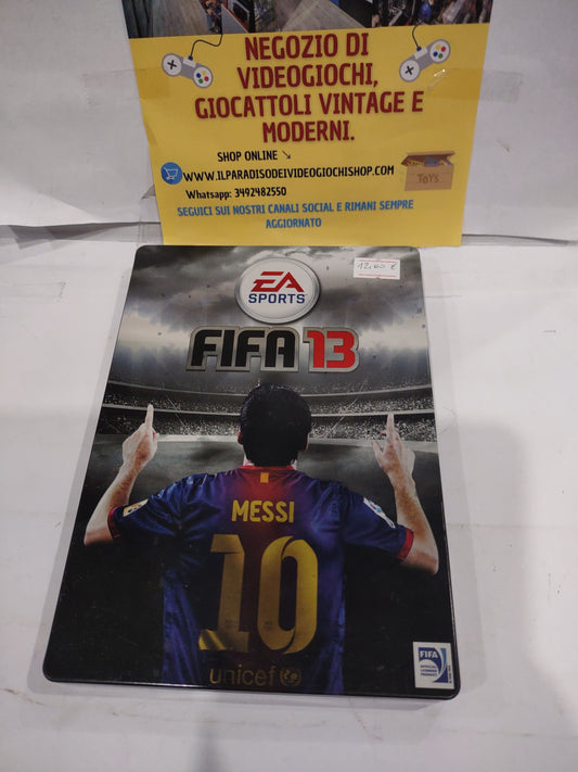 Gioco PlayStation ps3 fifa 13 steelbook messi