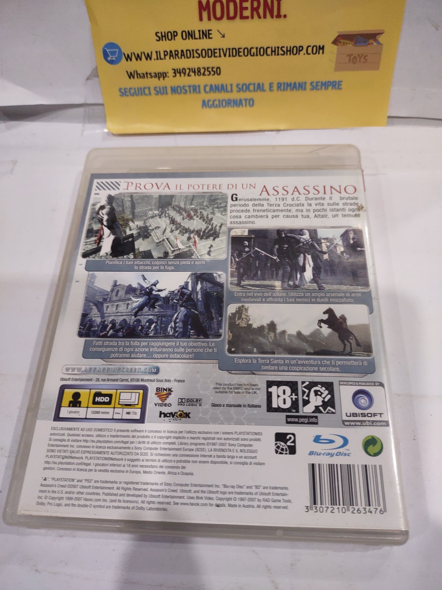 Gioco PlayStation ps3 Assassin's Creed
