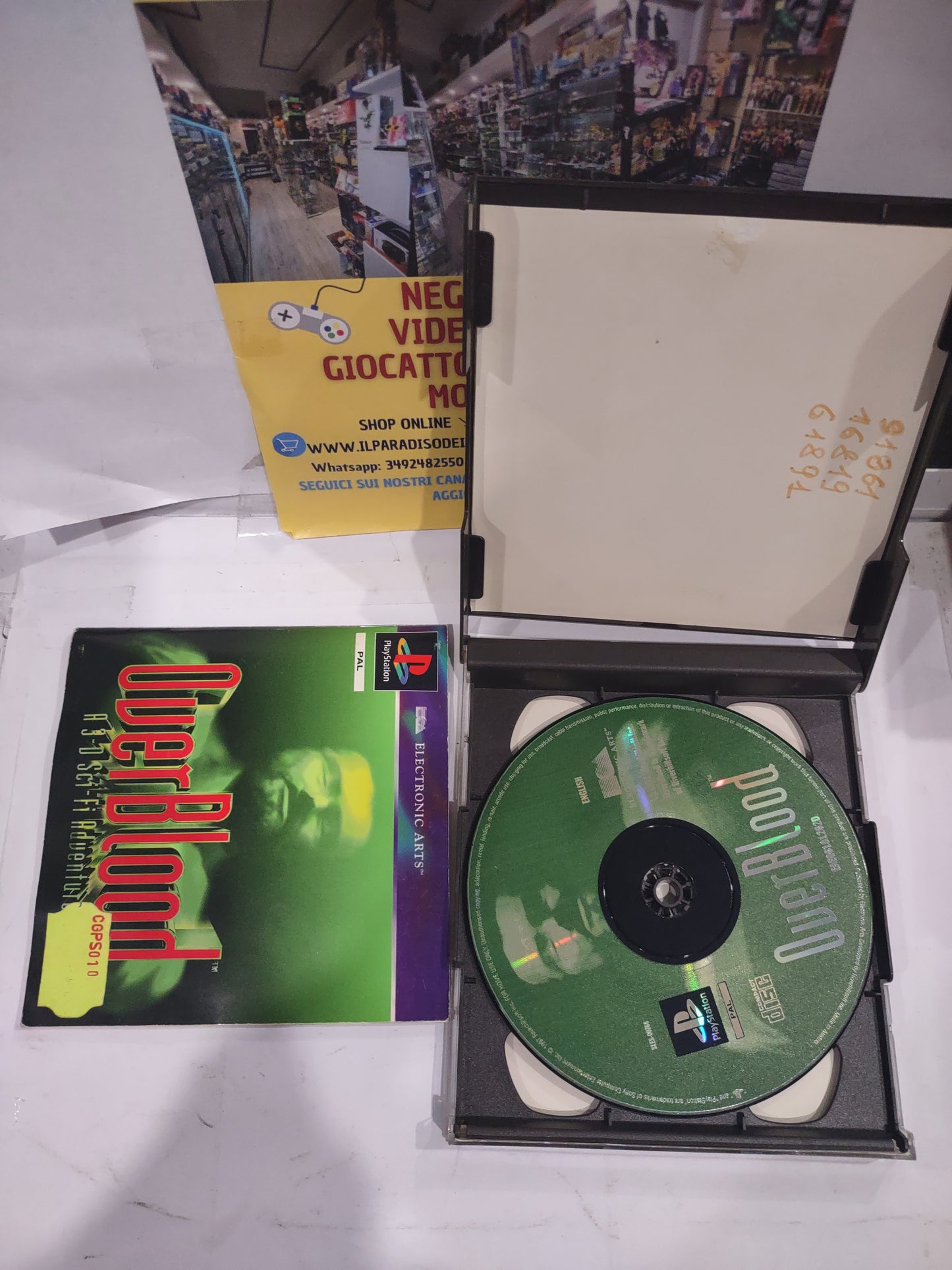 Gioco PlayStation PS1 overblood pal